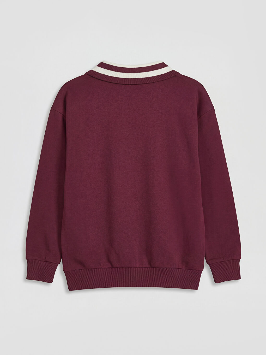 Bordo New York Baskılı Kız Çocuk Sweatshirt ve Eşofman Altı-2