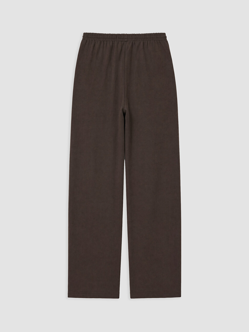 Elastic Waist Linen Blend Women's Trousers-1