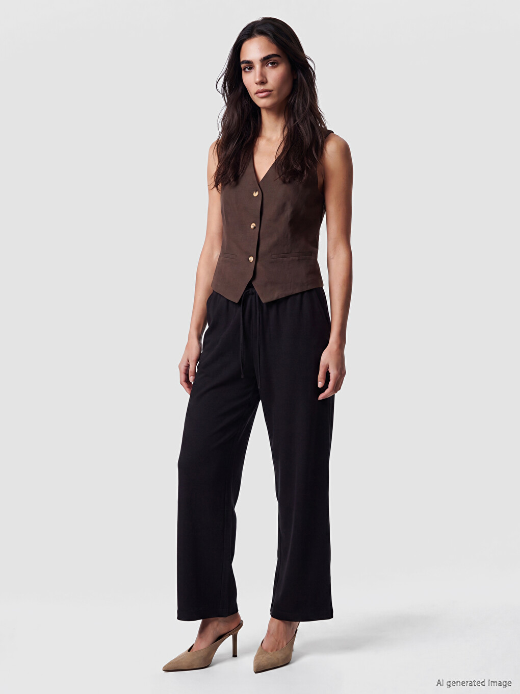 Woman Black Trousers