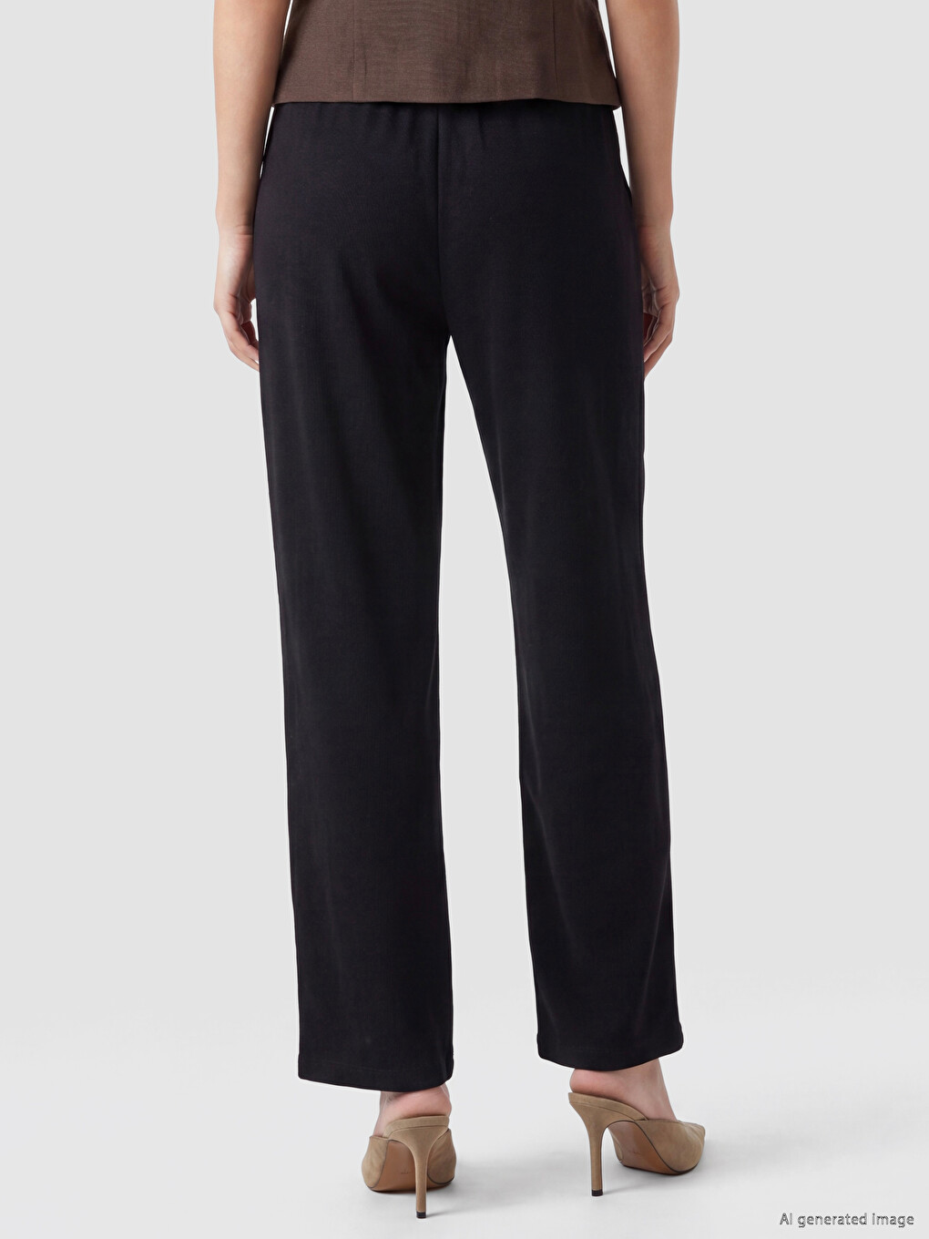Woman Black Trousers-3