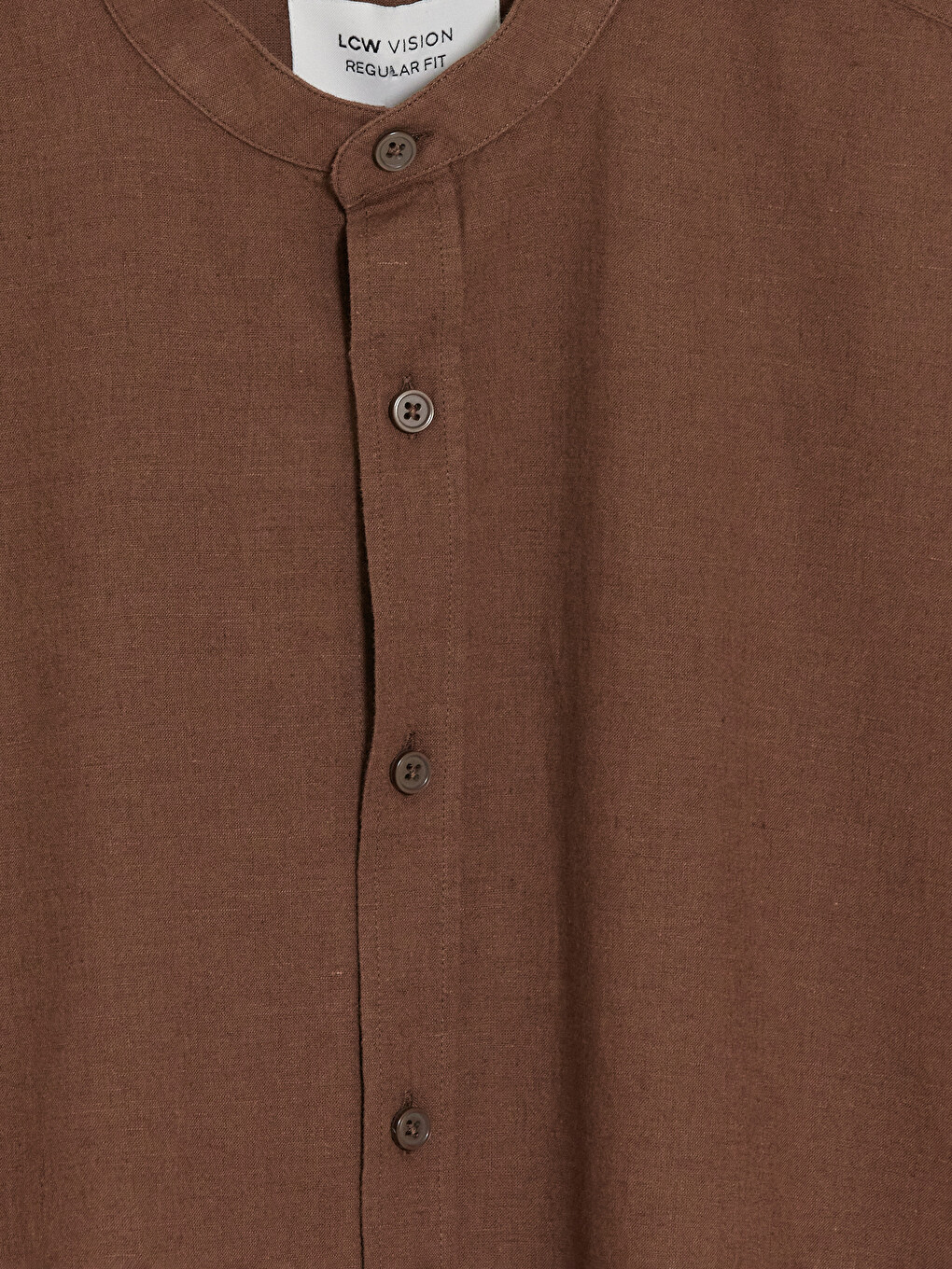 Regular Fit Linen Blend Men's Shirt-5