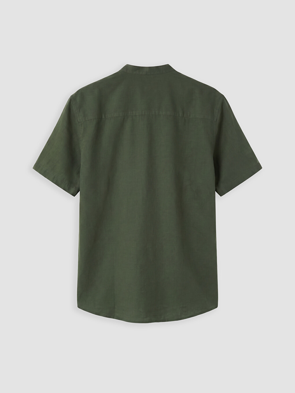 Regular Fit Linen Blend Men's Shirt-5