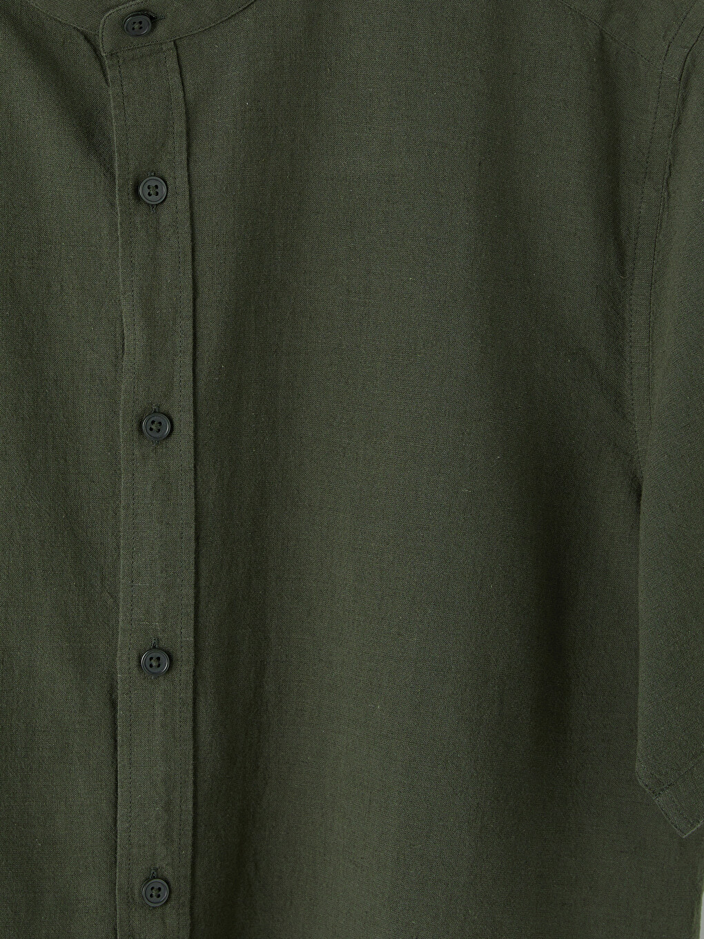Regular Fit Linen Blend Men's Shirt-6