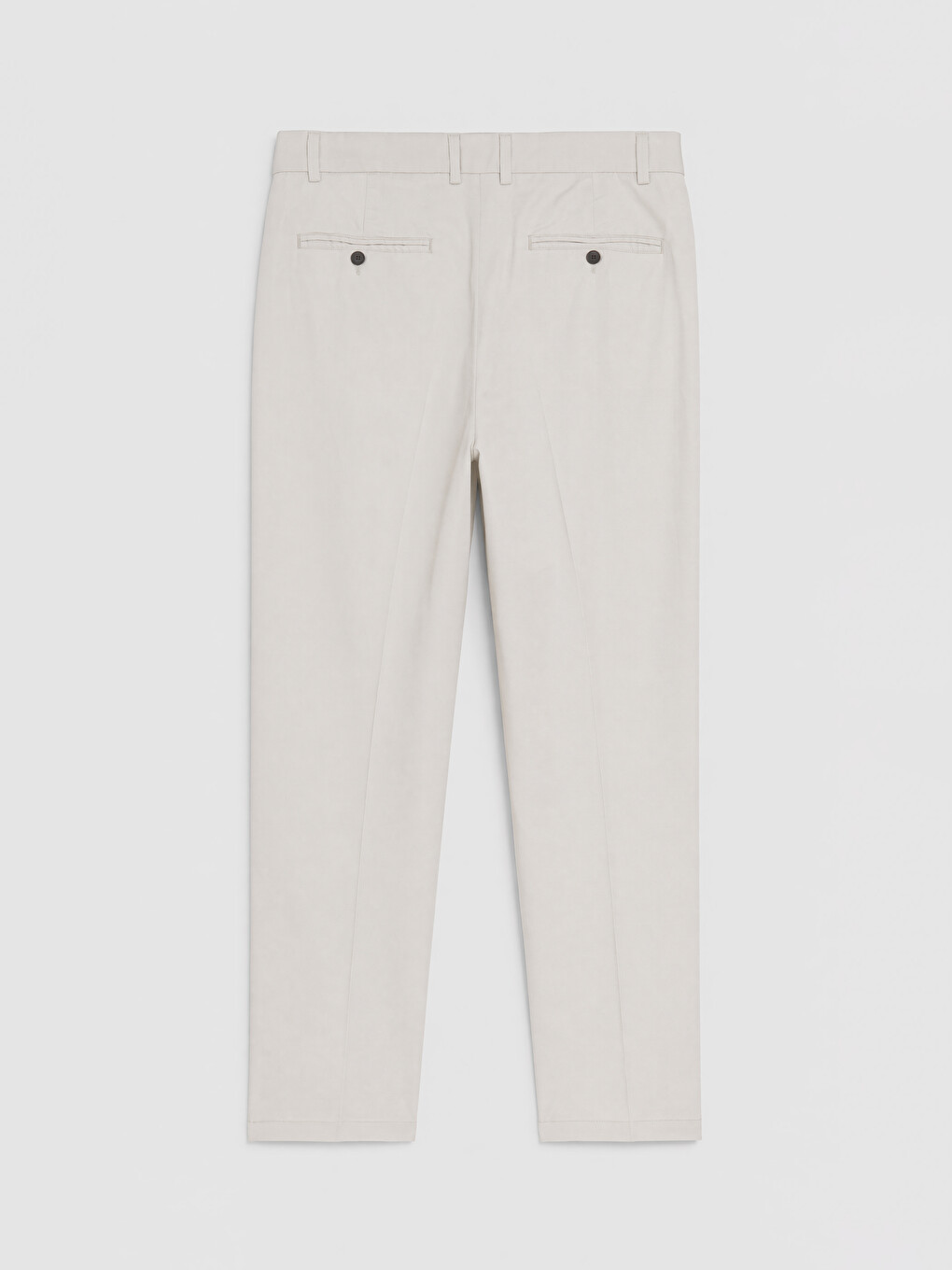 Bej Regular Fit Erkek Pileli Gabardin Pantolon-1
