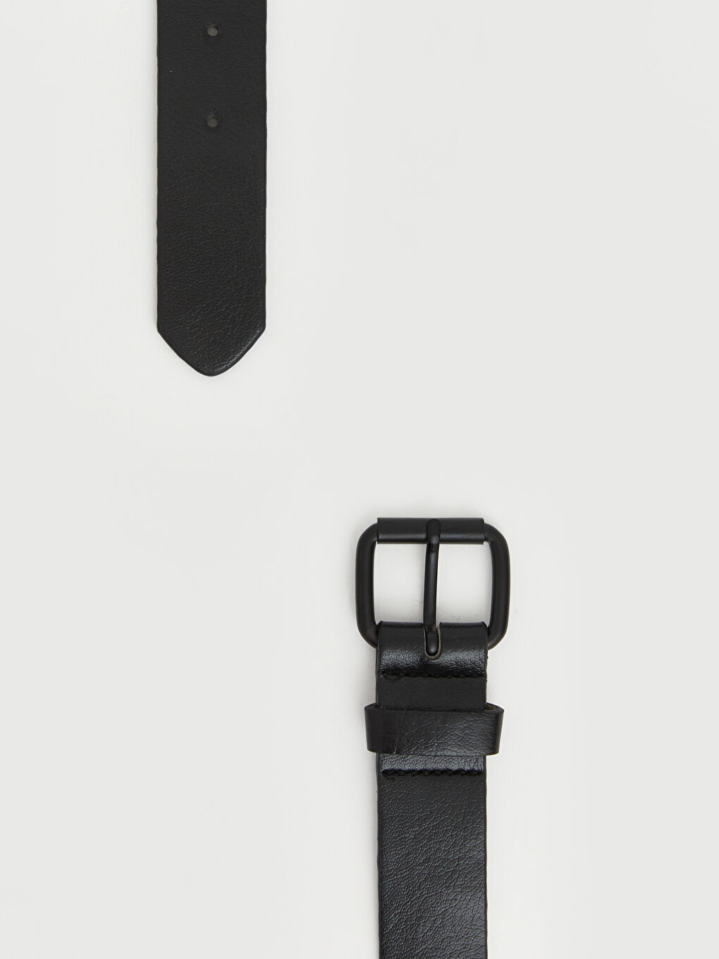 Siyah Deri Görünümlü Erkek Çocuk Kemer-1