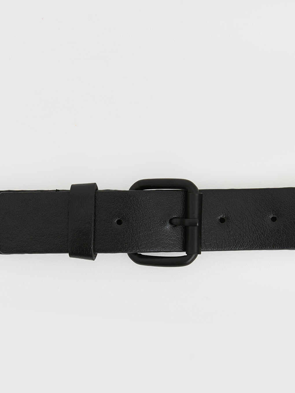 Siyah Deri Görünümlü Erkek Çocuk Kemer-2