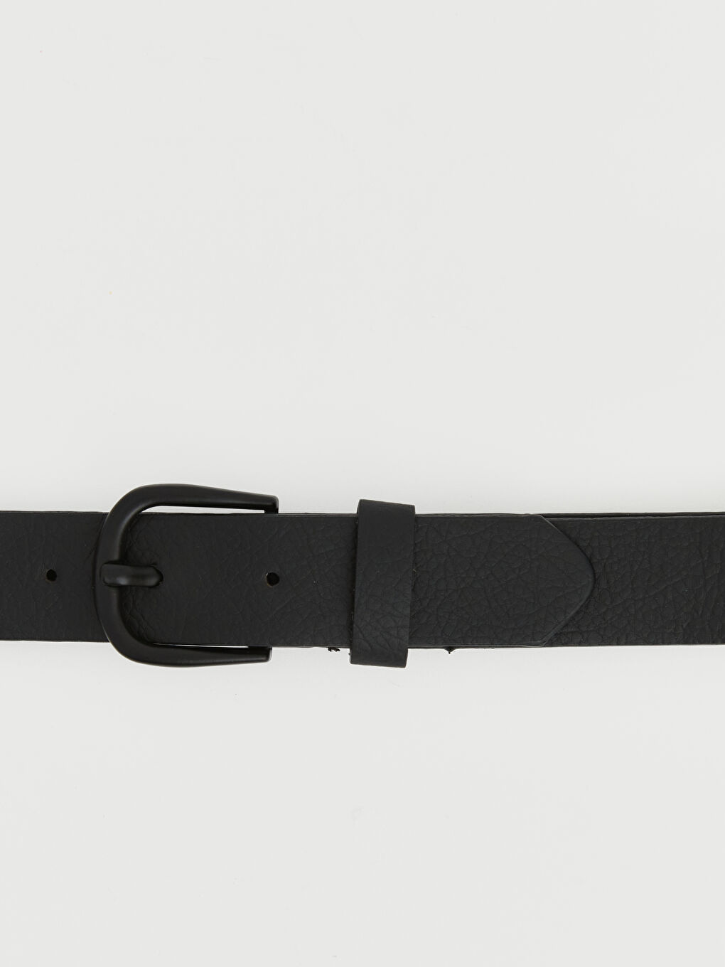 Siyah Deri Görünümlü Erkek Çocuk Kemer-2