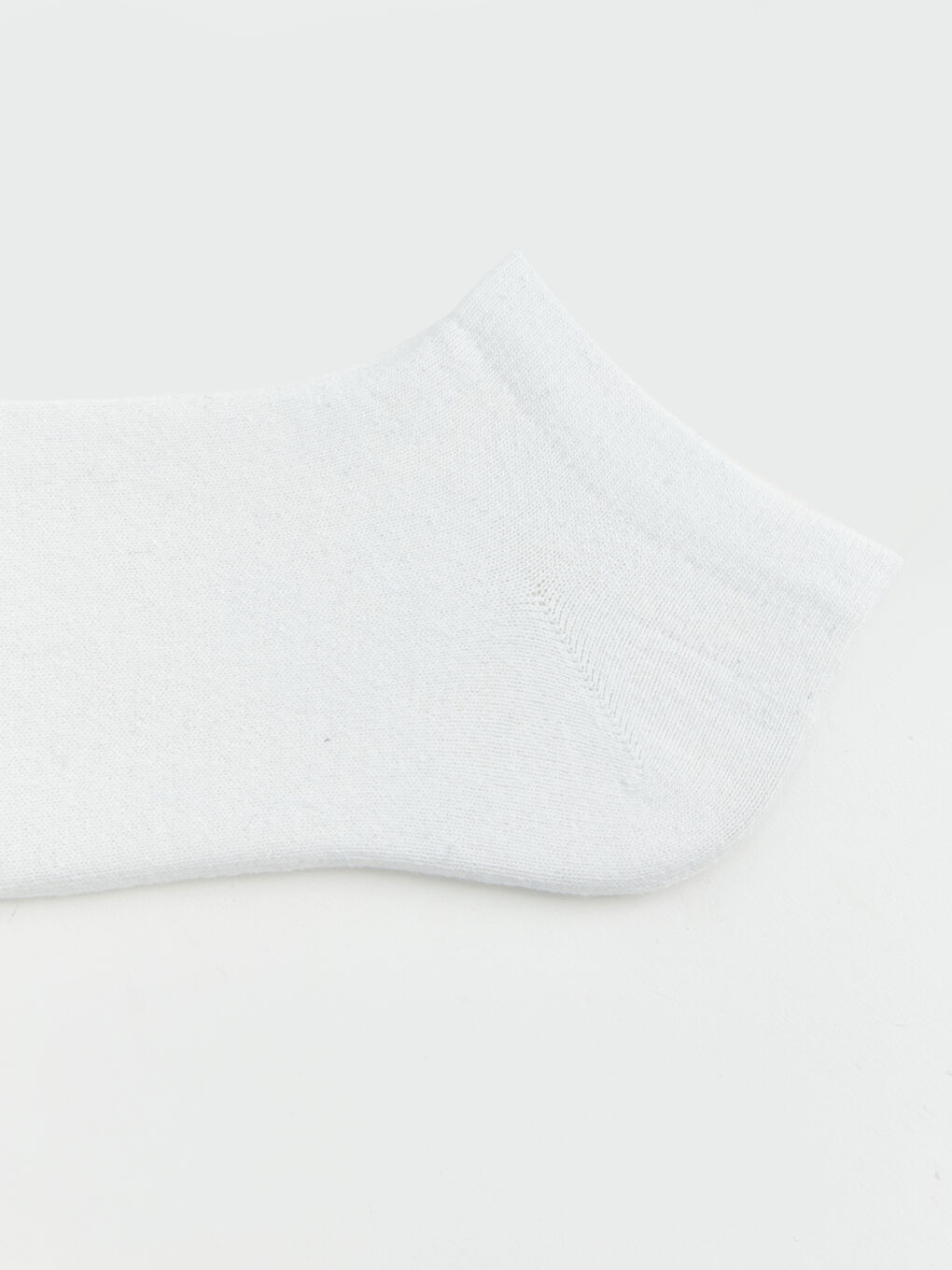 Beyaz Erkek Bambu Patik Çorap 3'lü