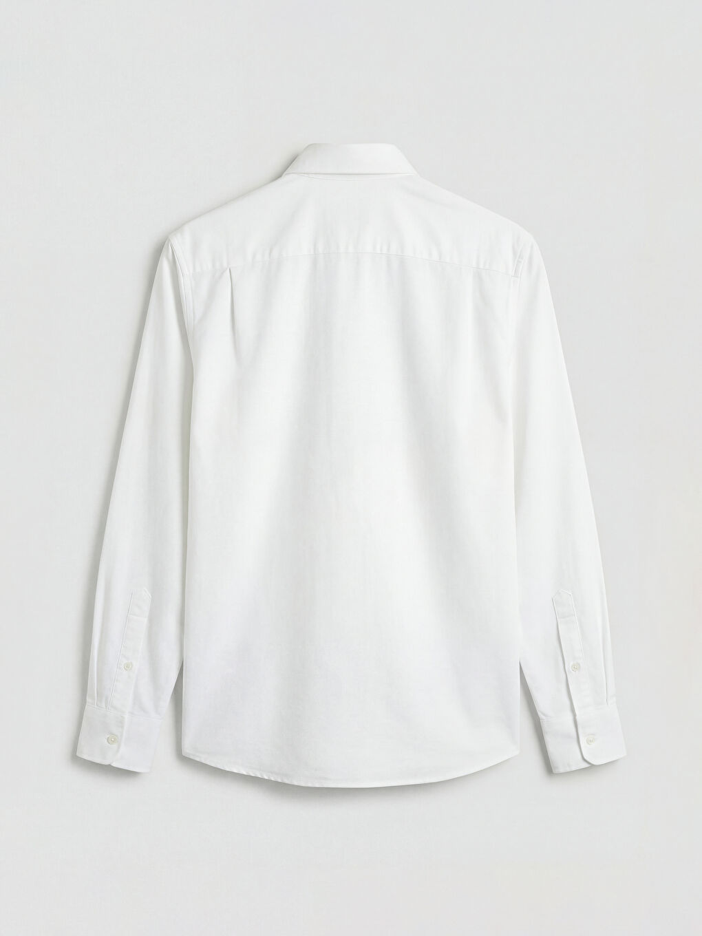 Ekru Regular Fit Gabardin Erkek Gömlek-1