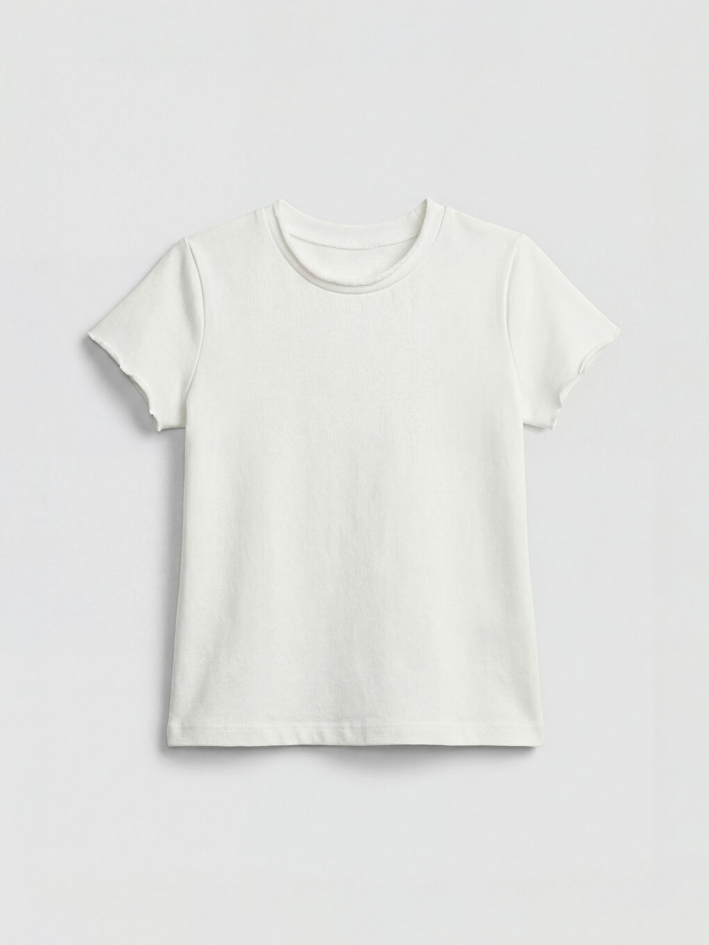 Ekru Simli Kız Çocuk Tişört Tayt Pantolon Ve Bluz-2