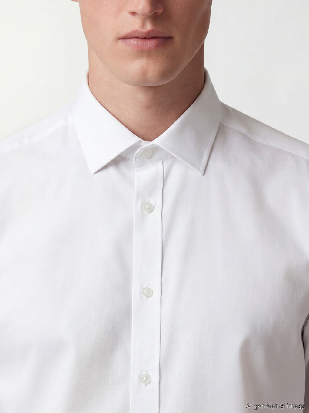 Ekru Regular Fit Gabardin Erkek Gömlek-2