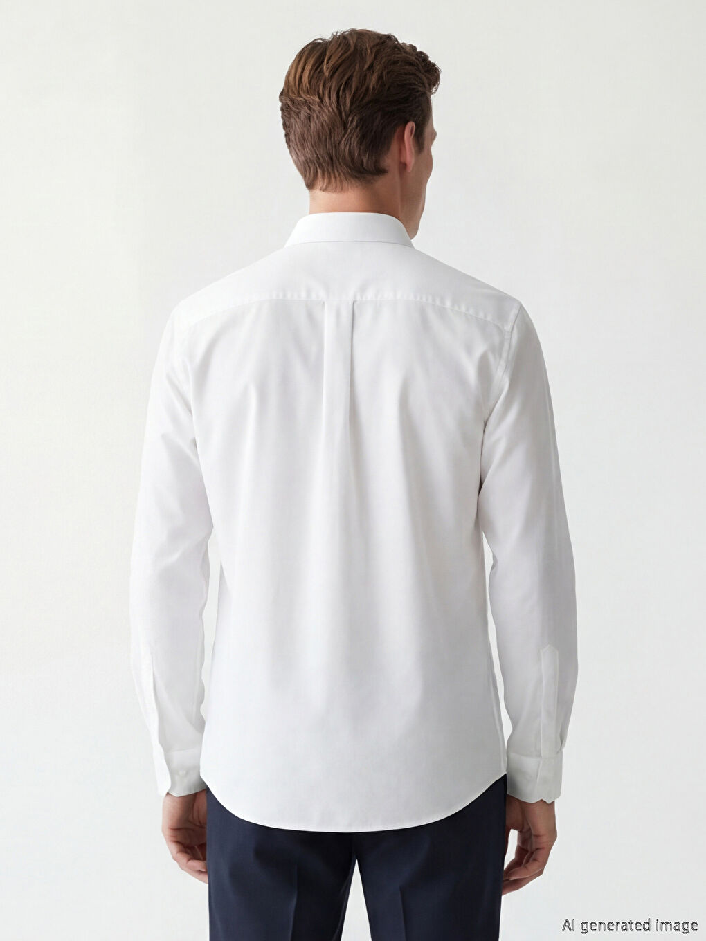 Ekru Regular Fit Gabardin Erkek Gömlek-3