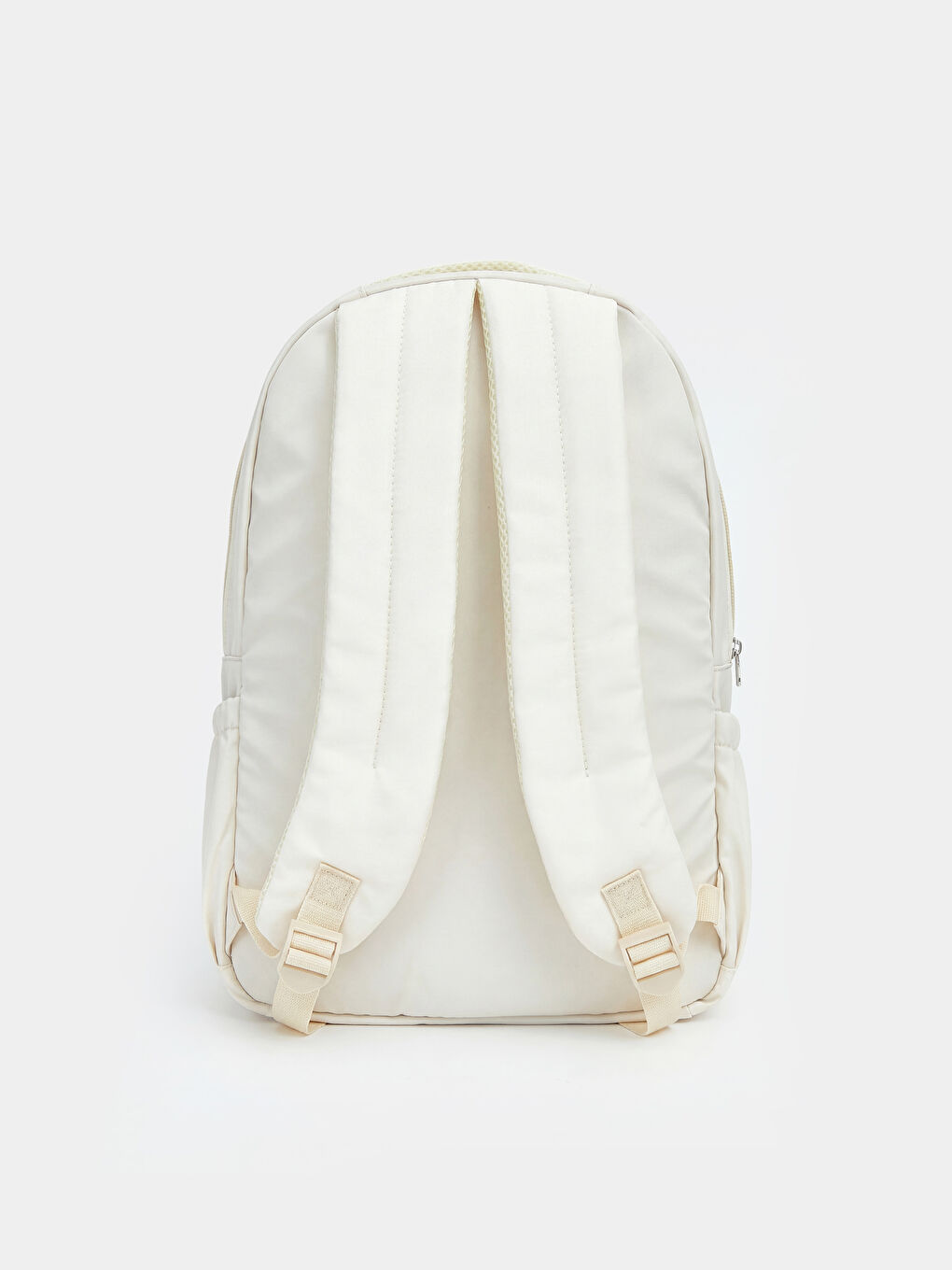 Ekru Çok Bölmeli Kadın Sırt Çantası-2