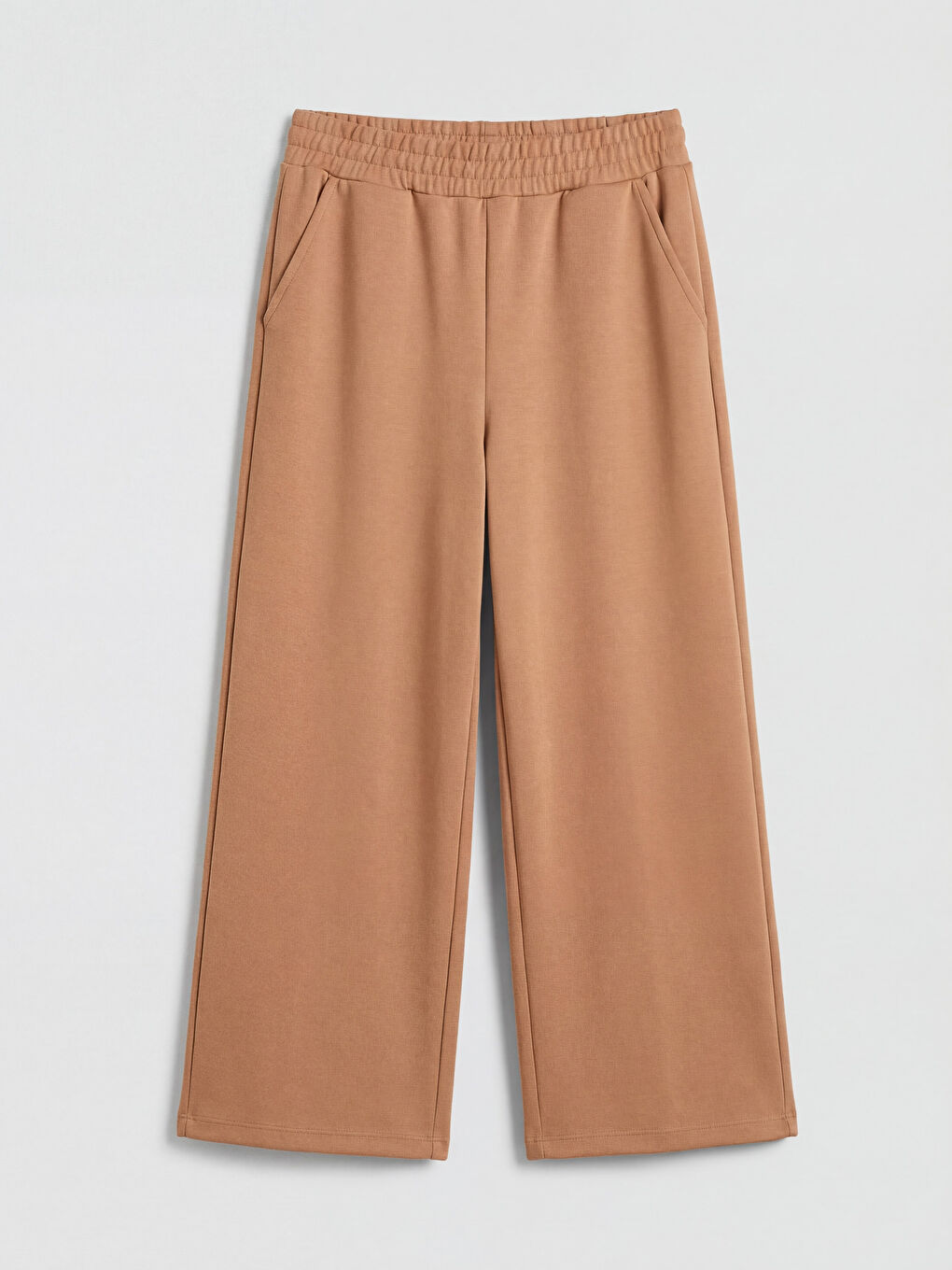 Kahverengi Kapüşonlu Kız Çocuk Soft Touch Sweatshirt ve Eşofman Altı-7