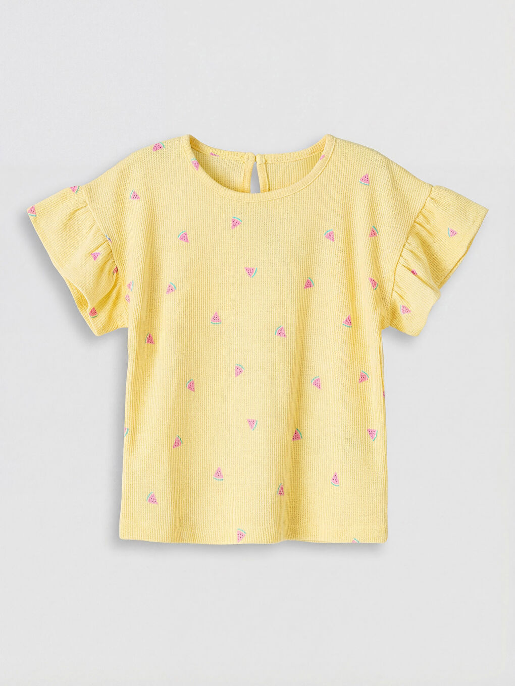 Patterned Girls' Shorts Set-2