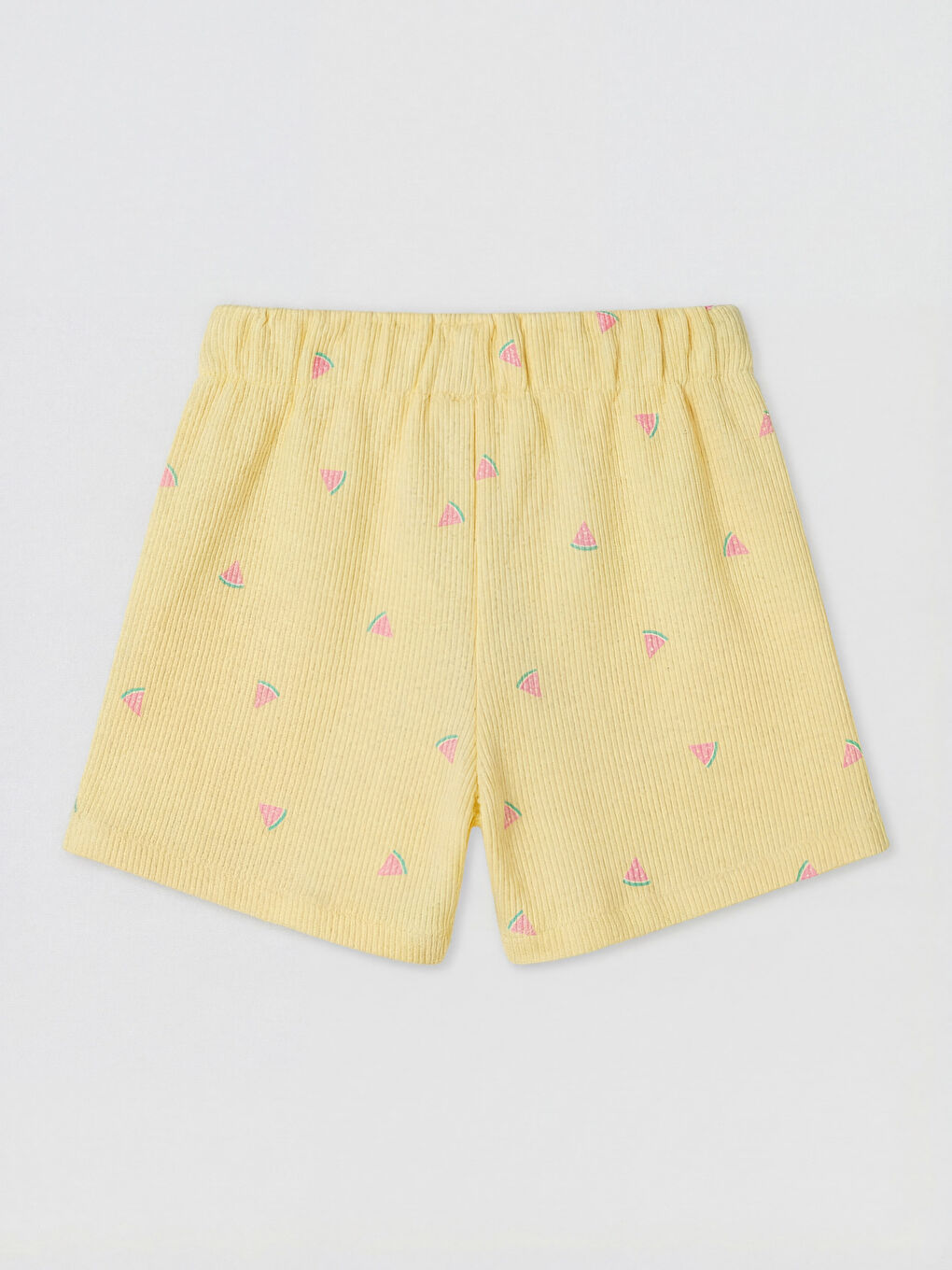 Patterned Girls' Shorts Set-5