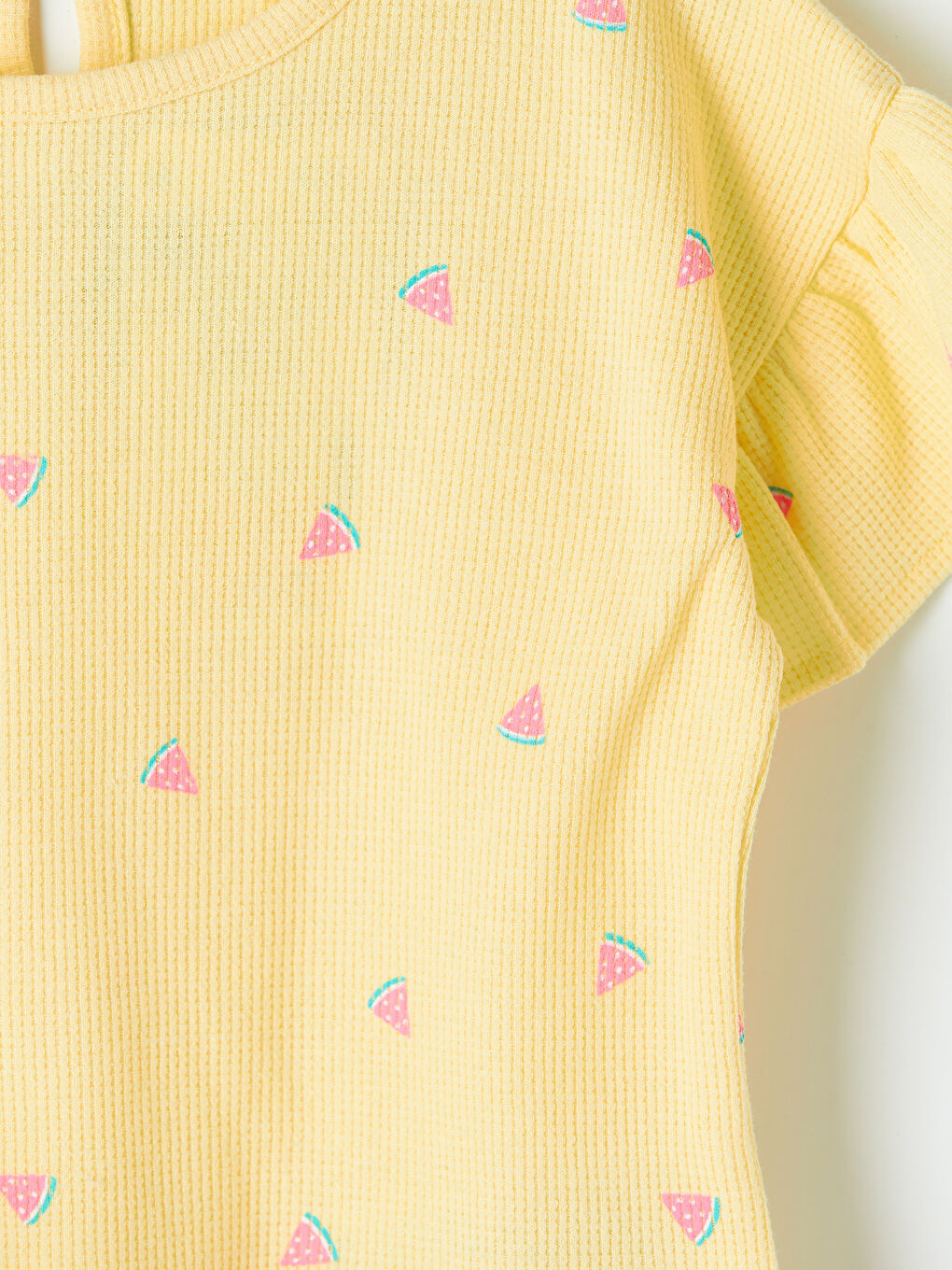 Patterned Girls' Shorts Set-6