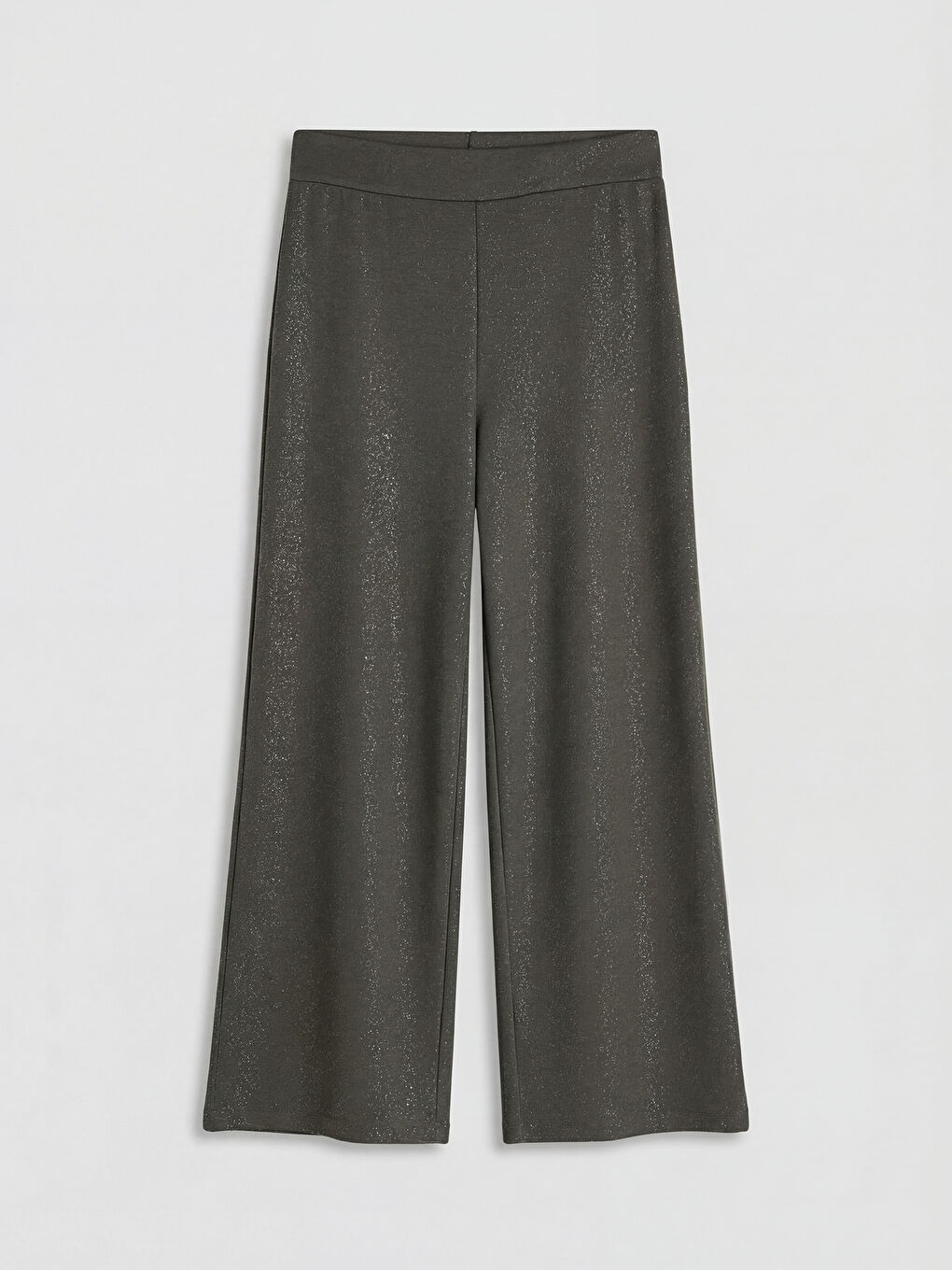 Antrasit Parlak Görünümlü Kadın Eşofman Altı