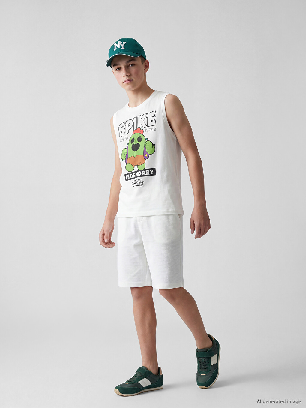 Brawl Stars Printed Boys' Tank Top