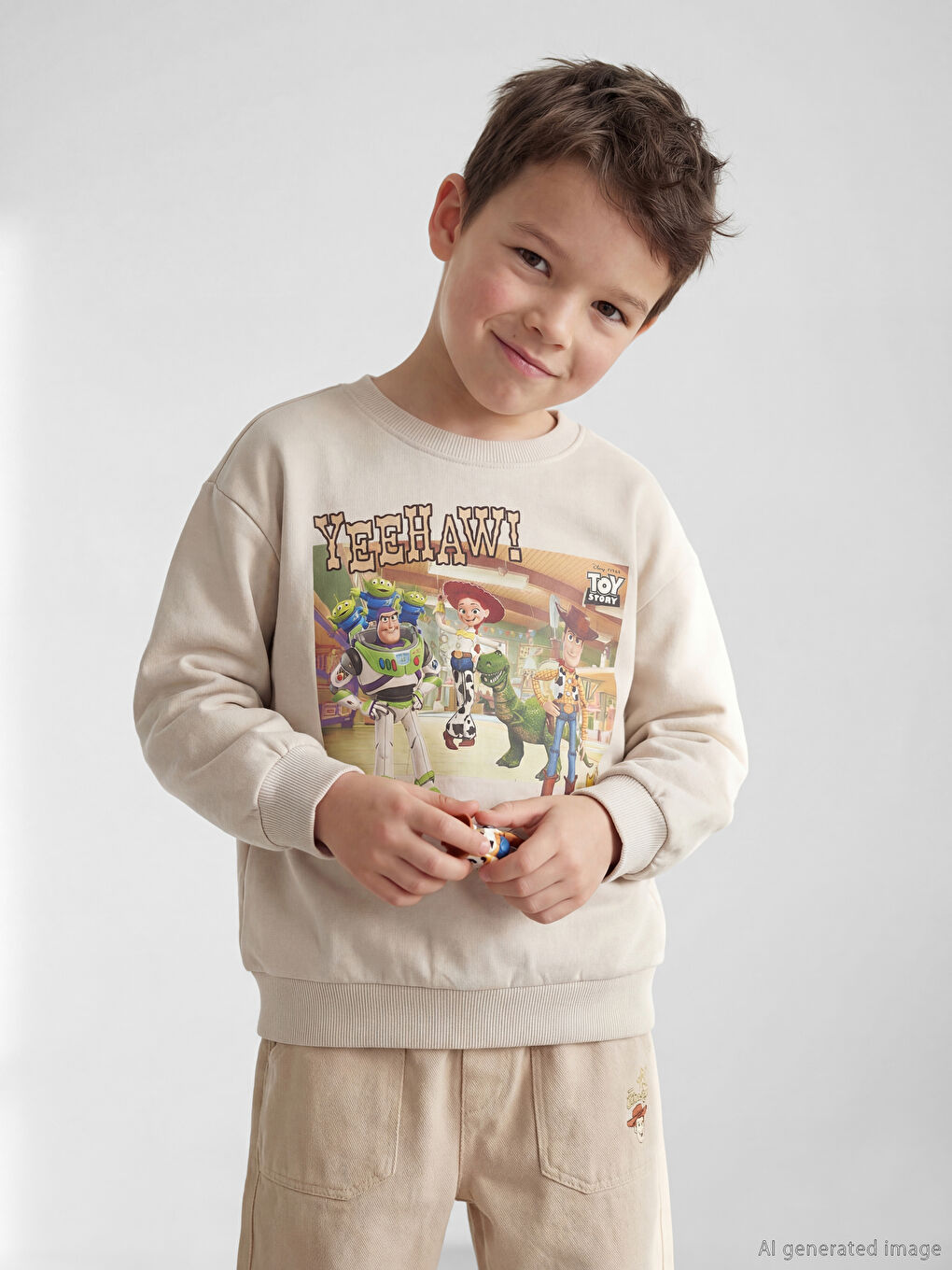 Toy Story Printed Boys' Sweatshirt-1