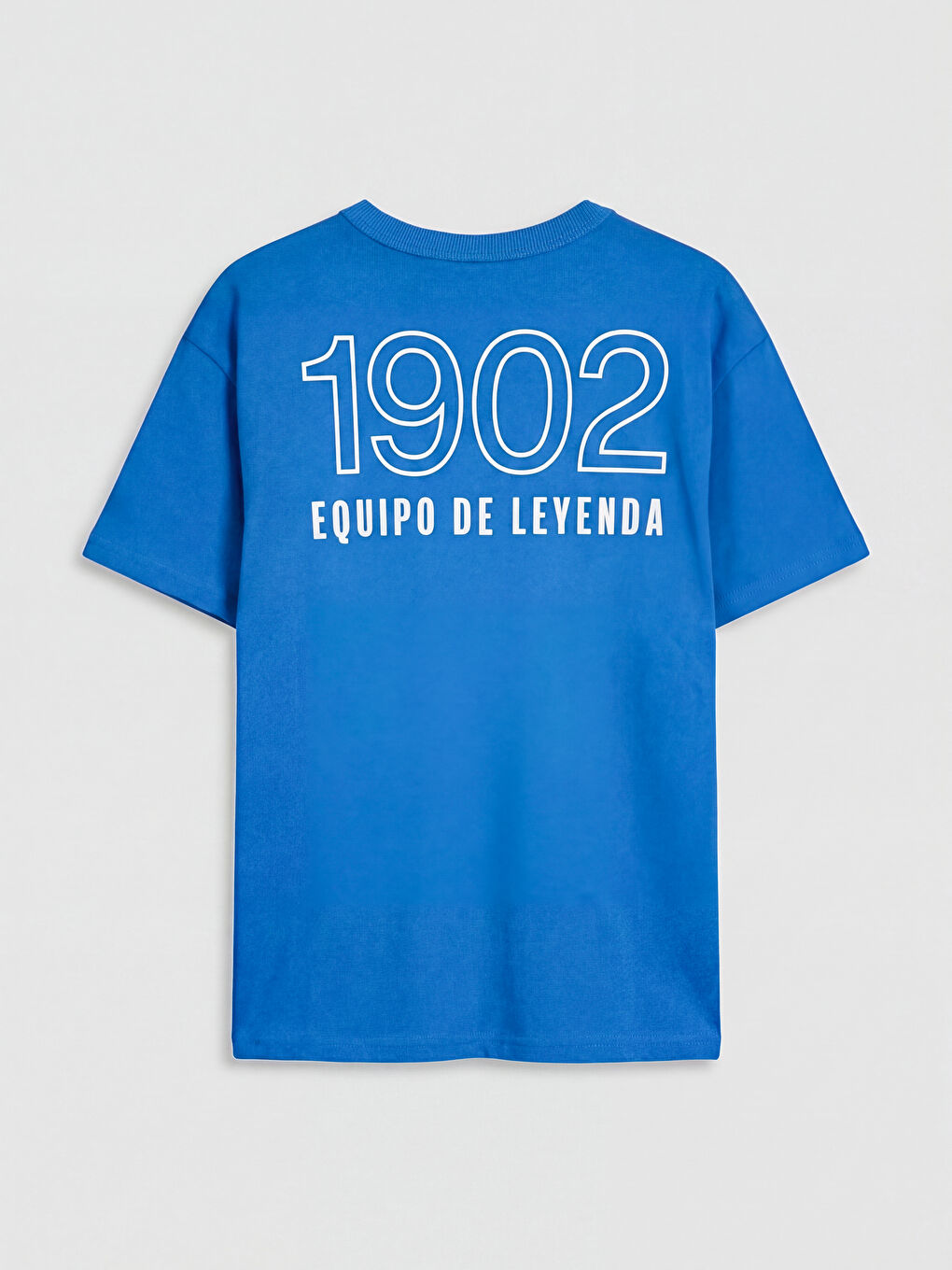 Mavi Real Madrid Baskılı Erkek Çocuk Tişört-1