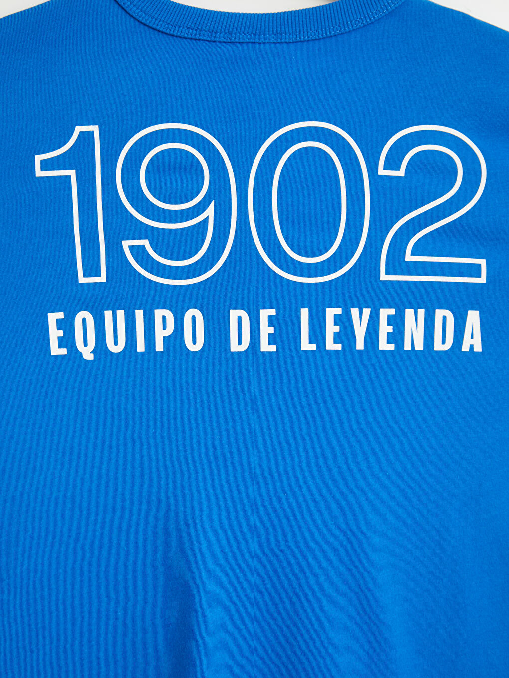 Mavi Real Madrid Baskılı Erkek Çocuk Tişört-3