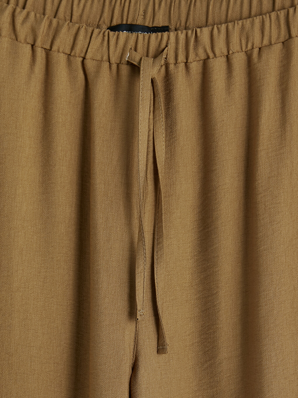 Elastic Waist Wide Leg Women's Trousers-6
