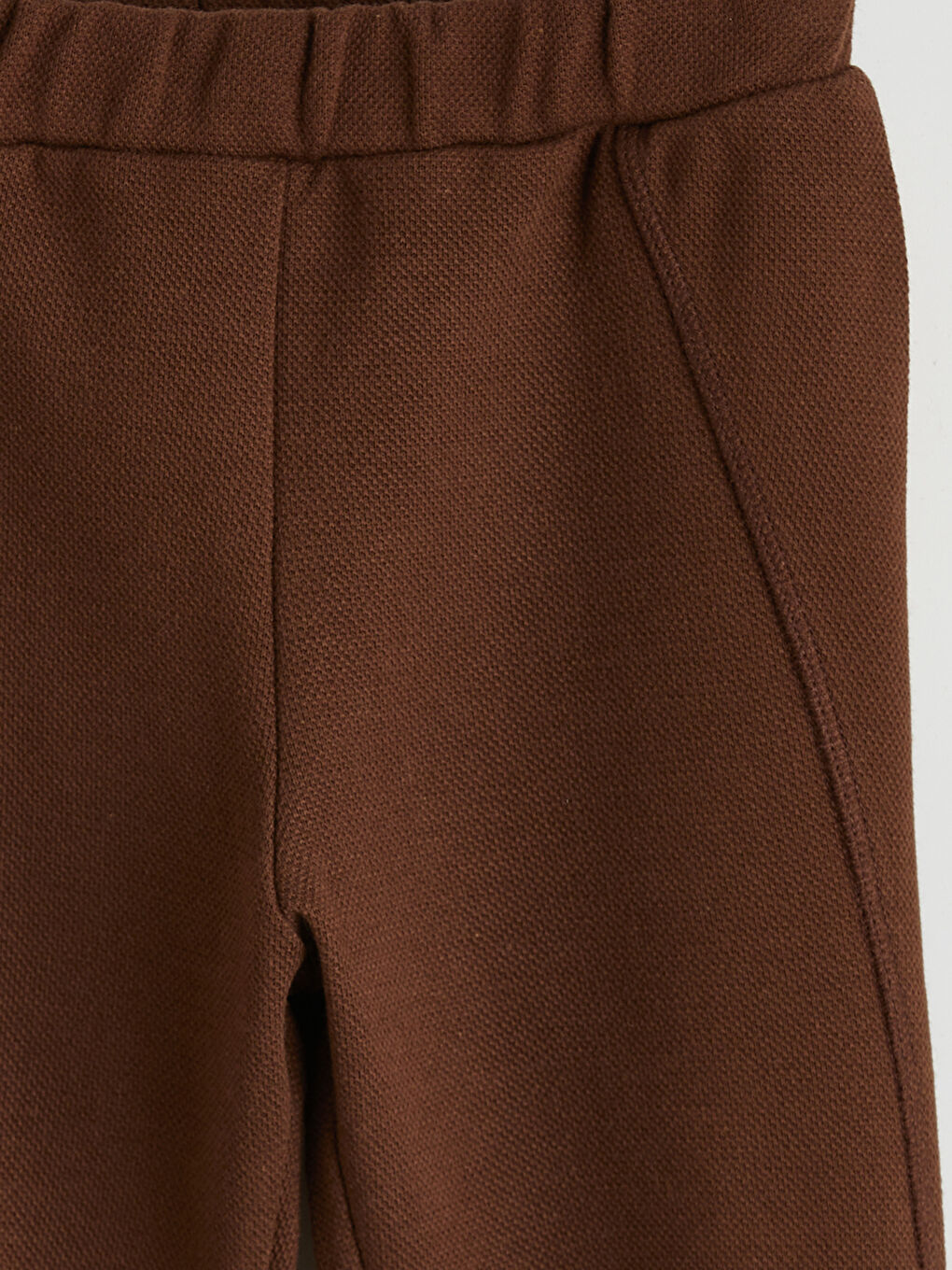 Kahverengi Polo Yaka Çizgili Erkek Bebek Sweatshirt ve Eşofman Altı-6