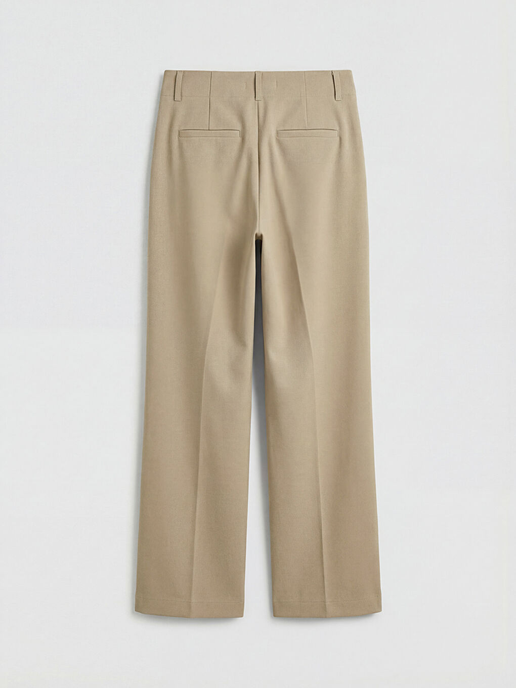 Yeşil Regular Fit Geniş Paça Kadın Pantolon-1