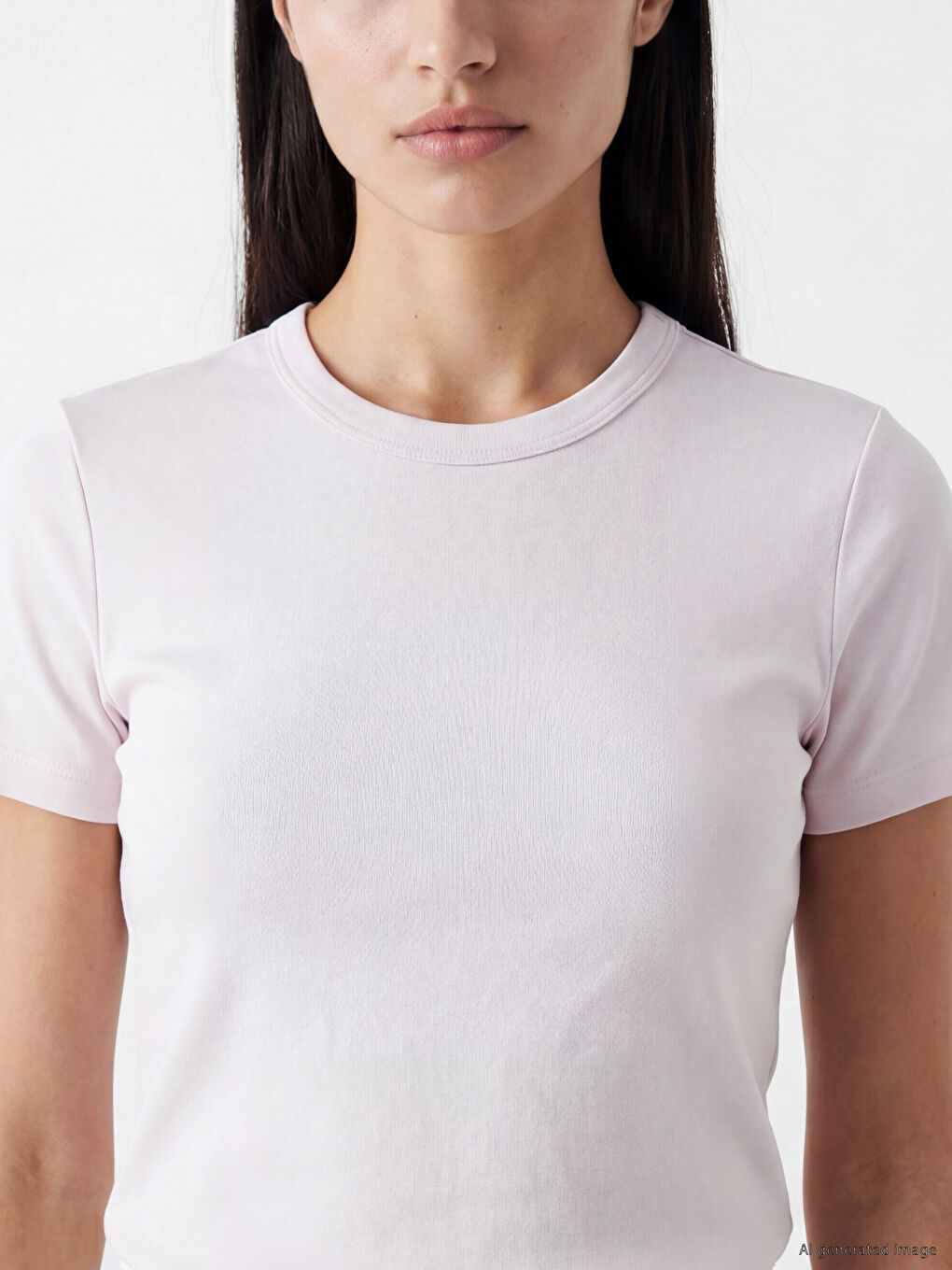 Crew Neck Women's T-Shirt-4