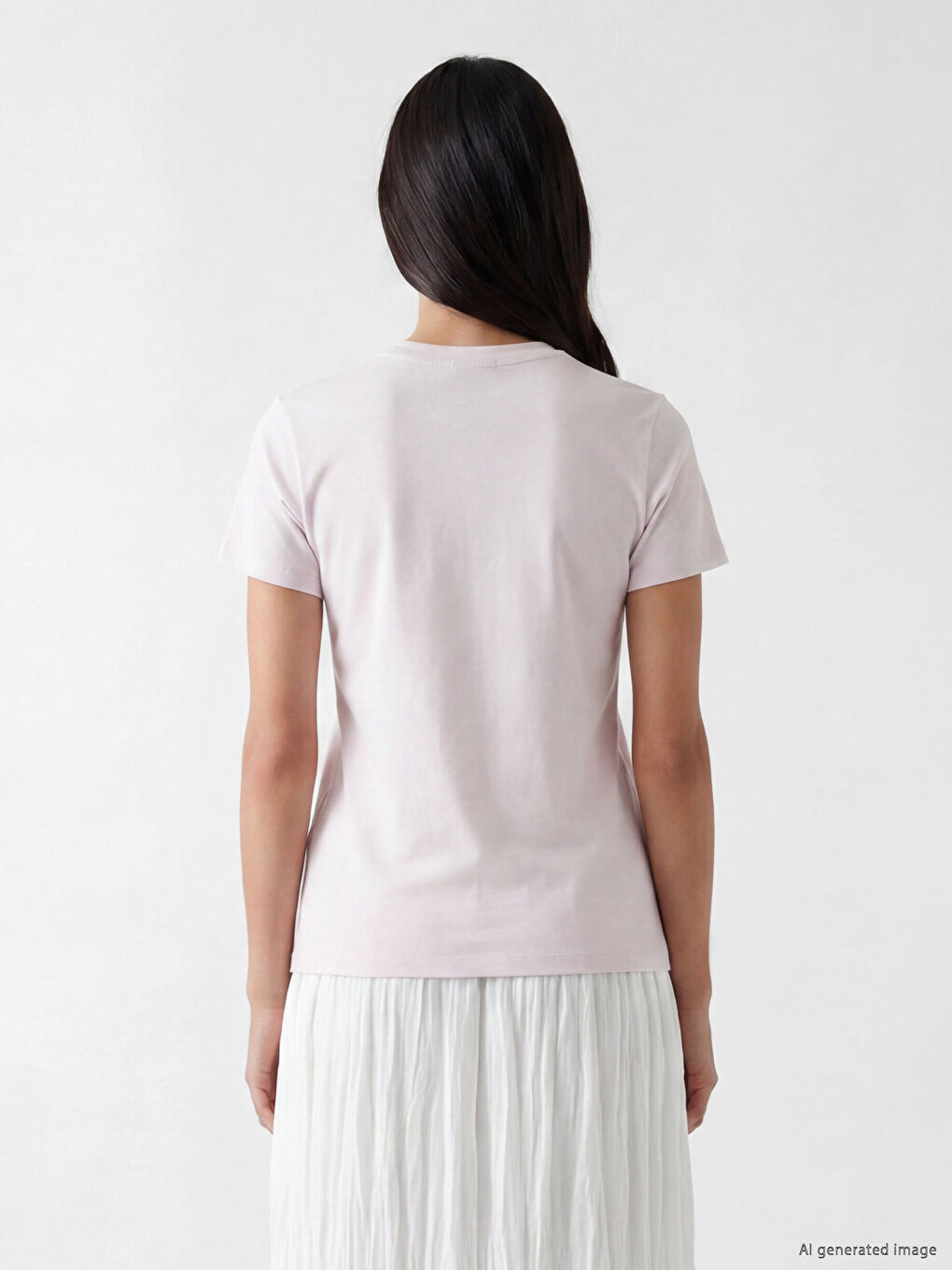 Crew Neck Women's T-Shirt-5