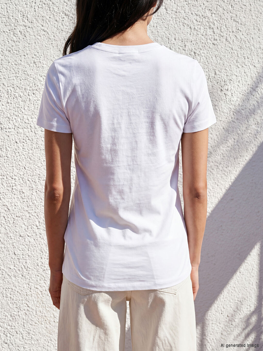 Crew Neck Women's T-Shirt-1