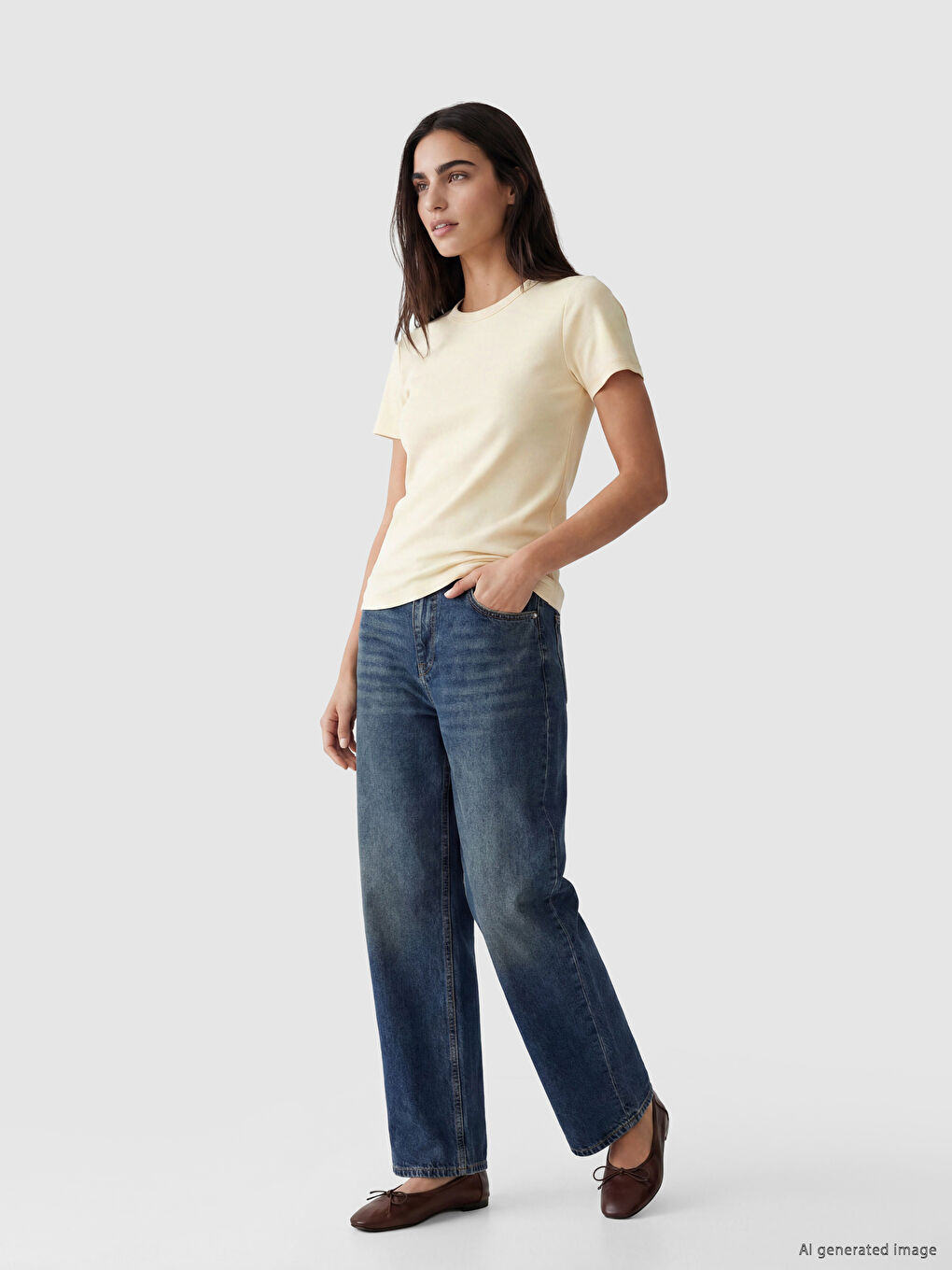Crew Neck Women's T-Shirt-1