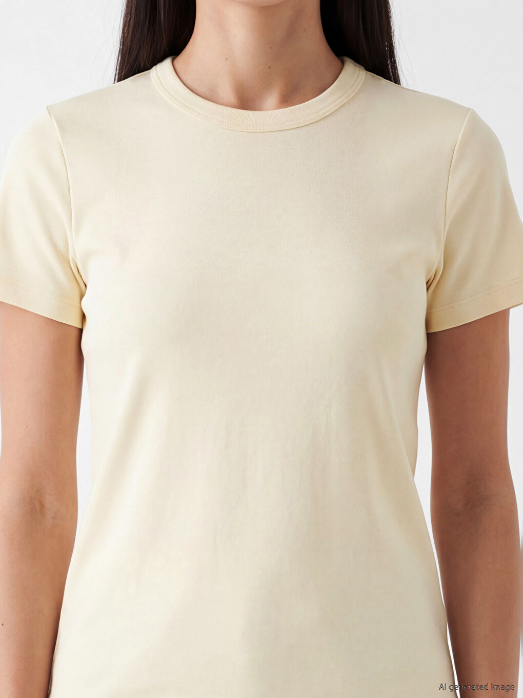 Crew Neck Women's T-Shirt-2