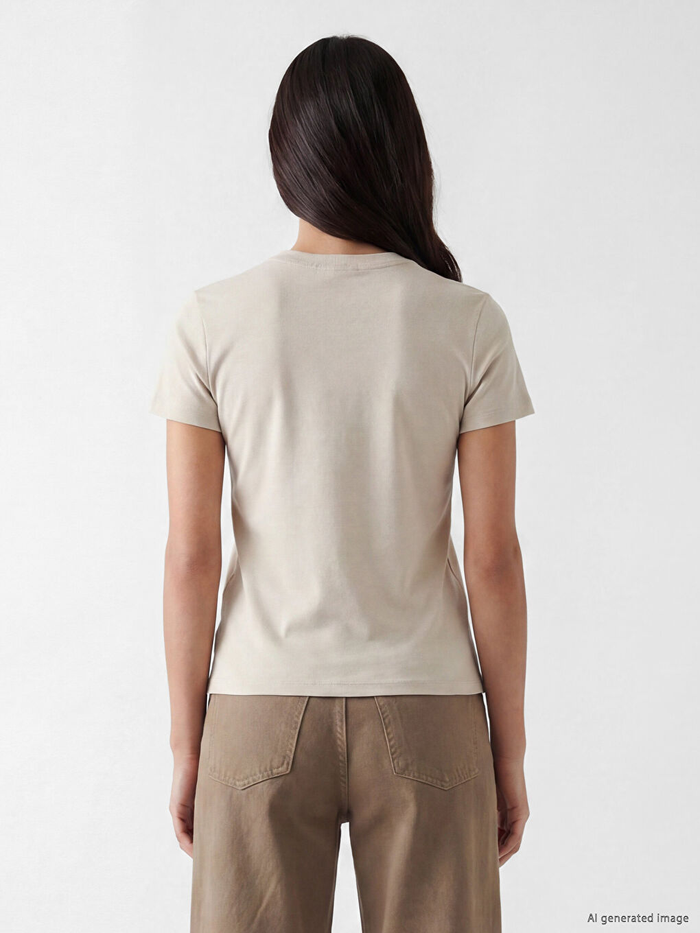 Crew Neck Women's T-Shirt-3