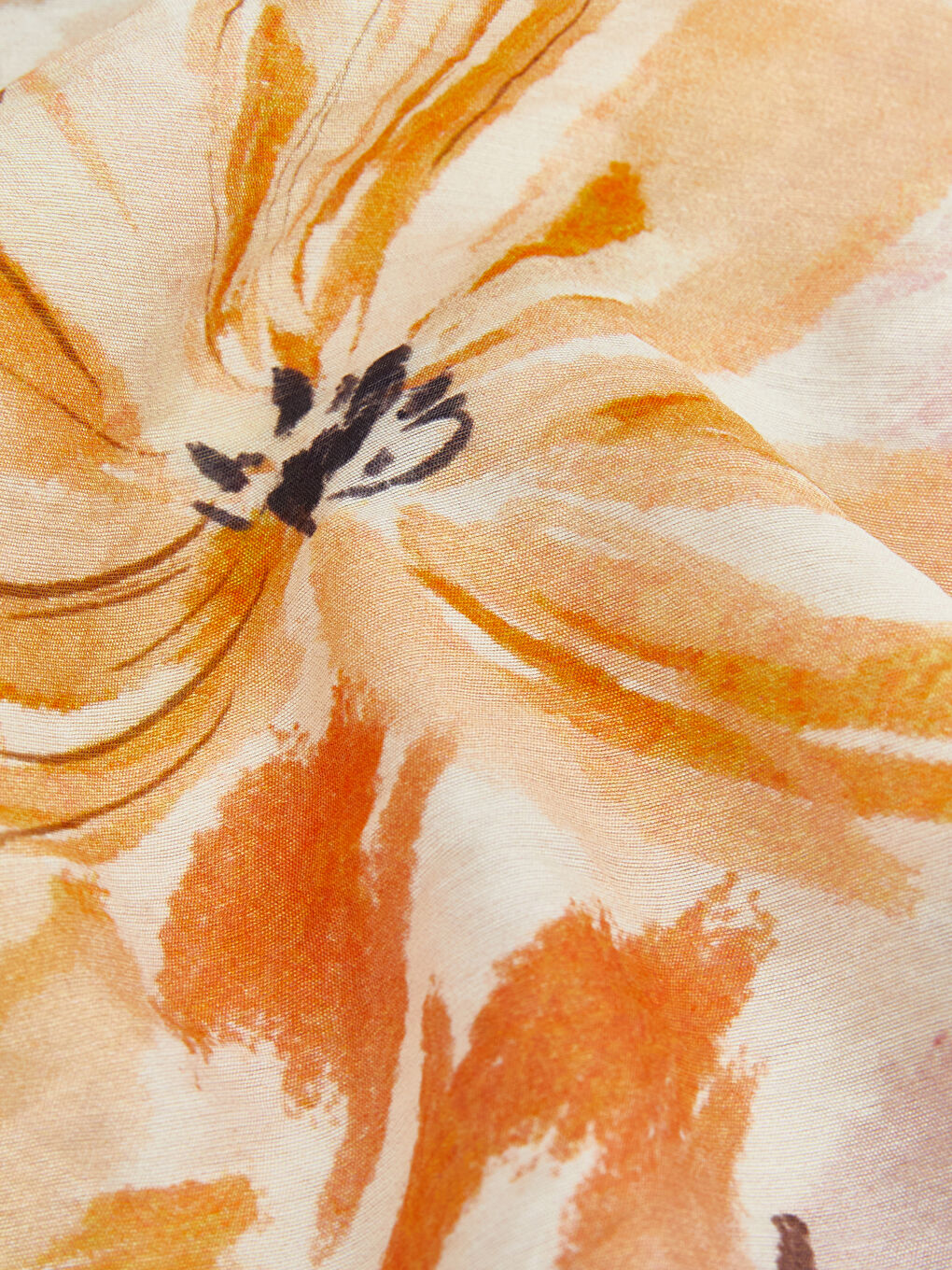 Pembe Çiçek Desenli Kadın Şal-2