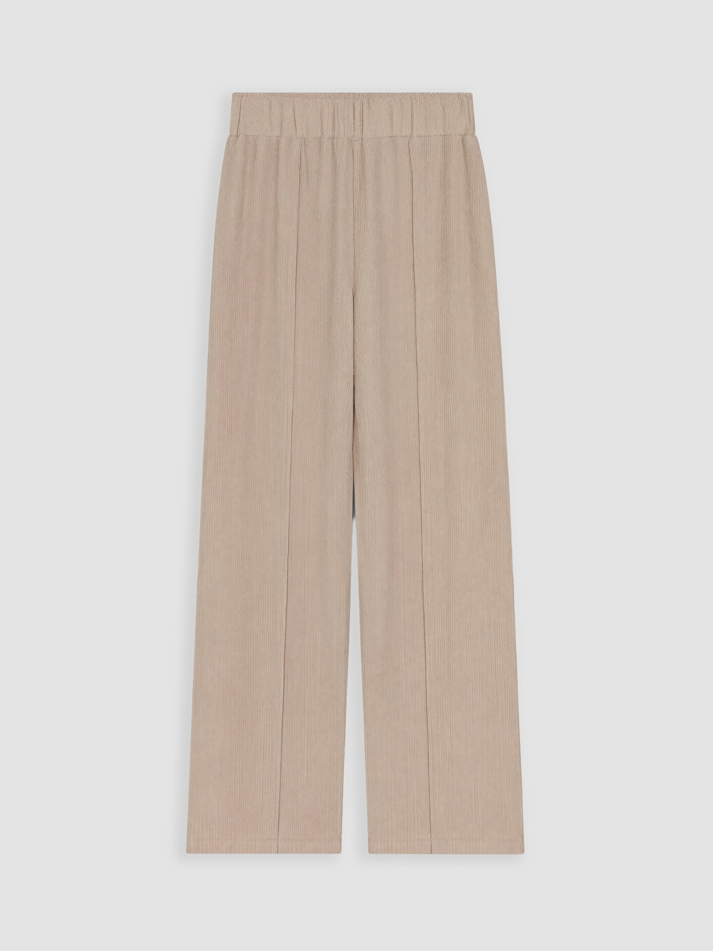 Elastic Waist Slitted Women's Trousers-4