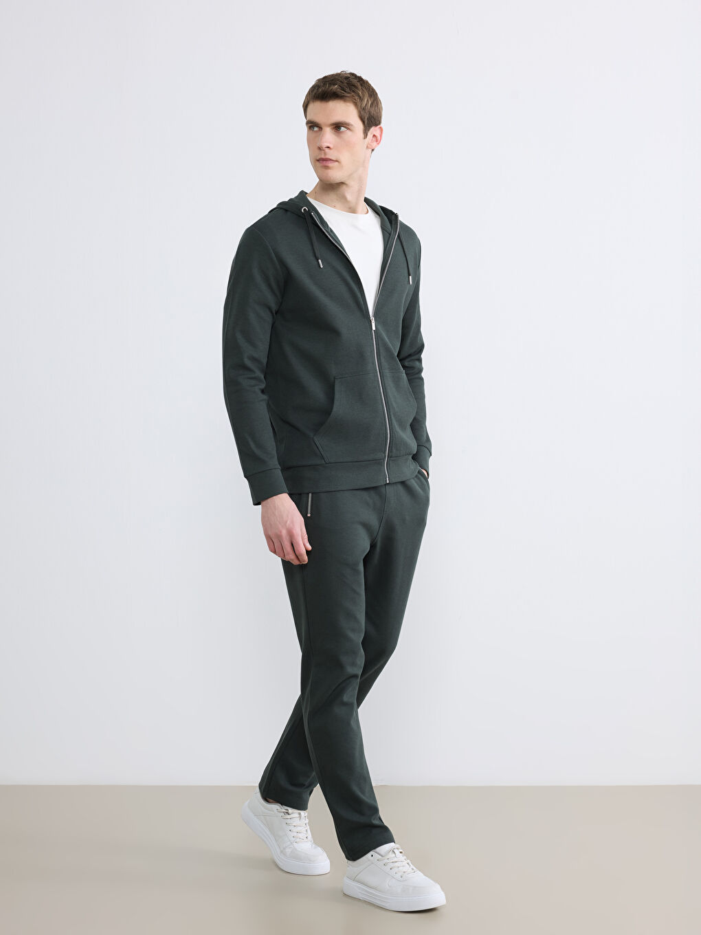 Yeşil Standart Kalıp Erkek Eşofman Altı