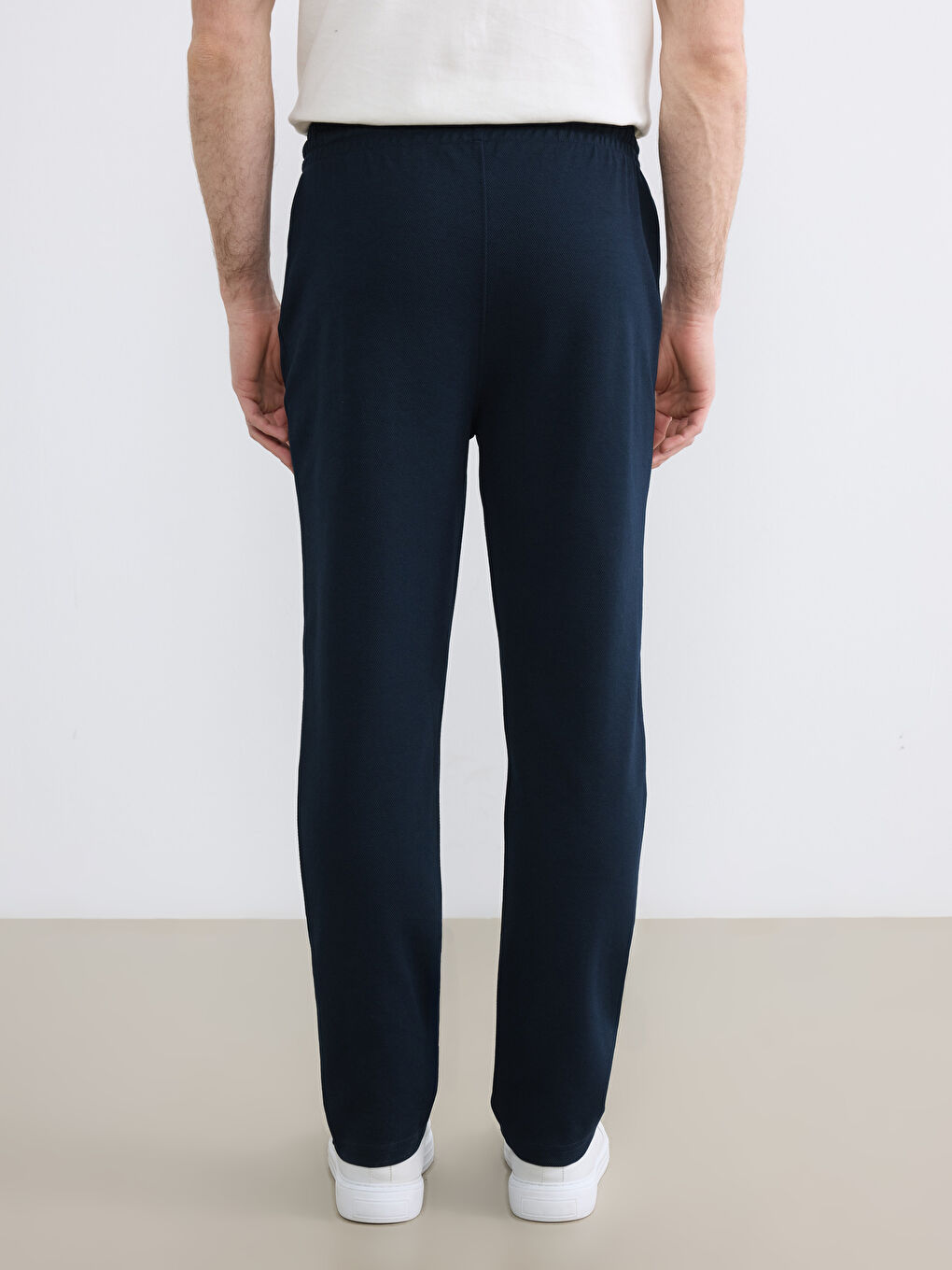 Lacivert Standart Kalıp Erkek Eşofman Altı-3