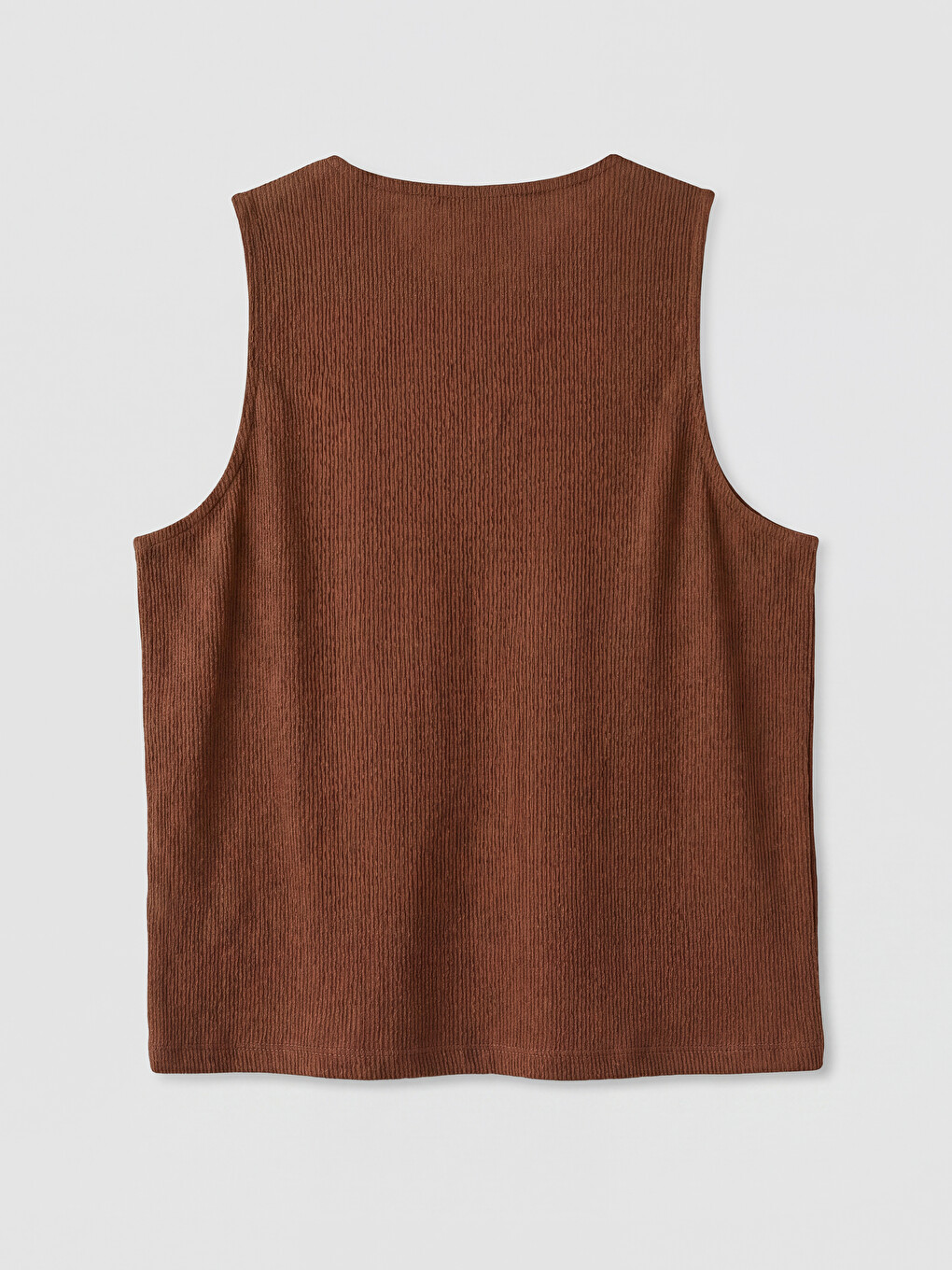 Crew Neck Ruched Women's Tank Top-5