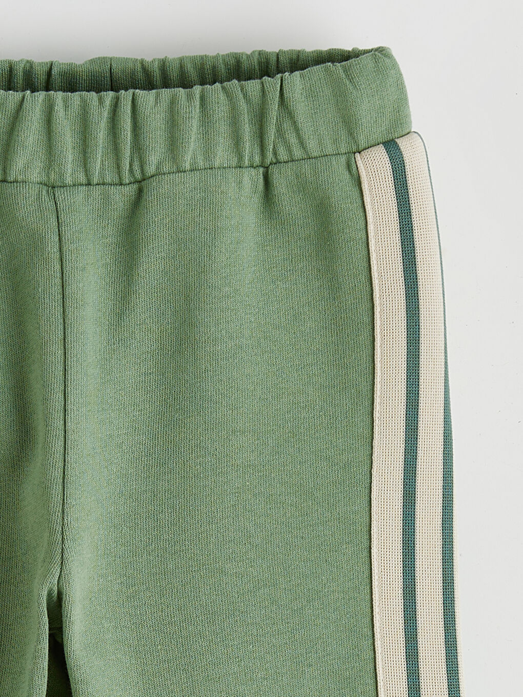 Yeşil Slogan Baskılı Kız Bebek Swatshirt ve Eşofman Altı-6