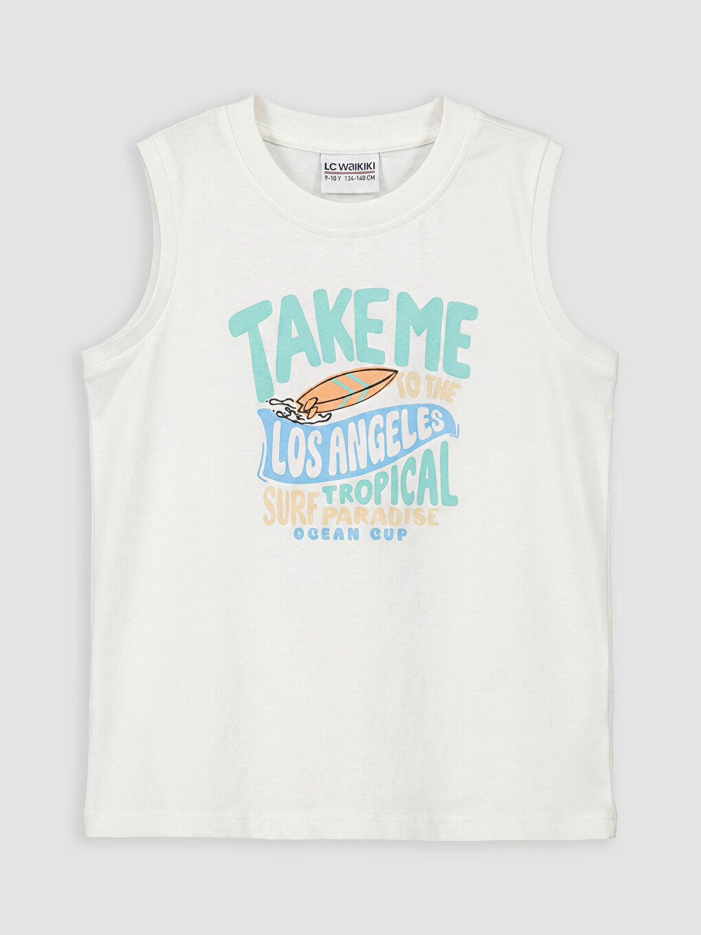 Boy White Tank Top