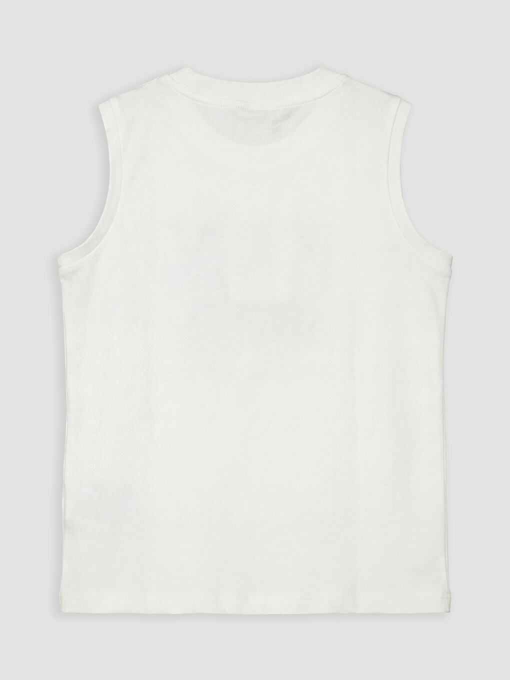 Boy White Tank Top-1