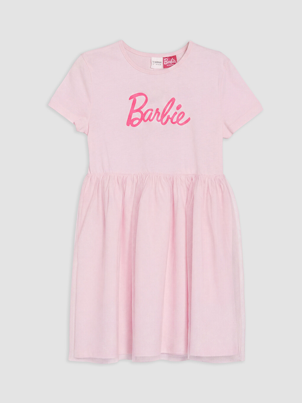 Barbie Baskılı Kız Çocuk Gecelik