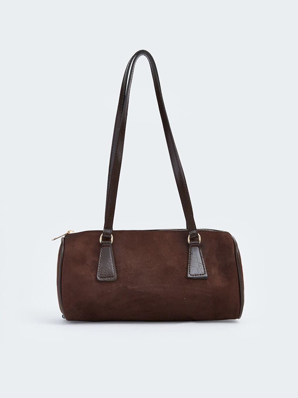 Kahverengi Süet Kadın Omuz Çantası