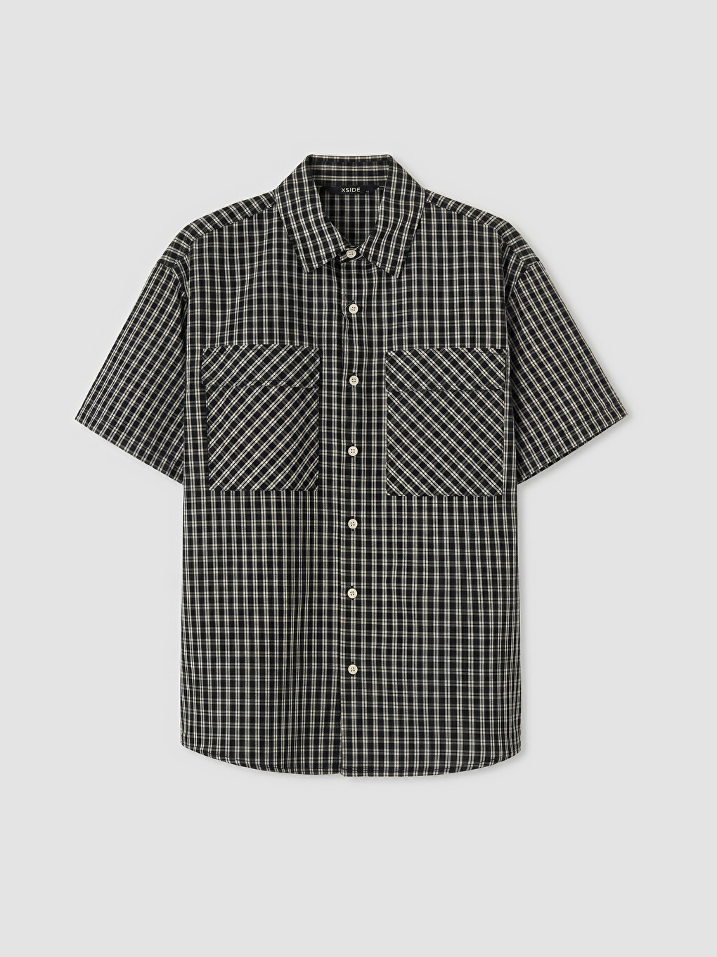 Relax Fit Plaid Men's Shirt-4
