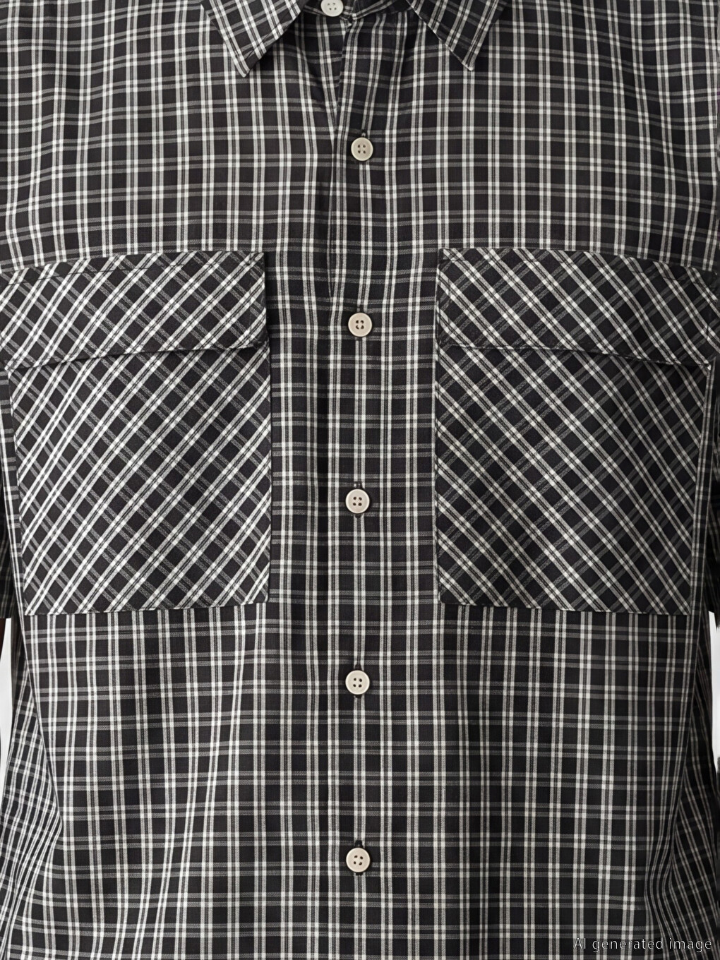 Relax Fit Plaid Men's Shirt-2