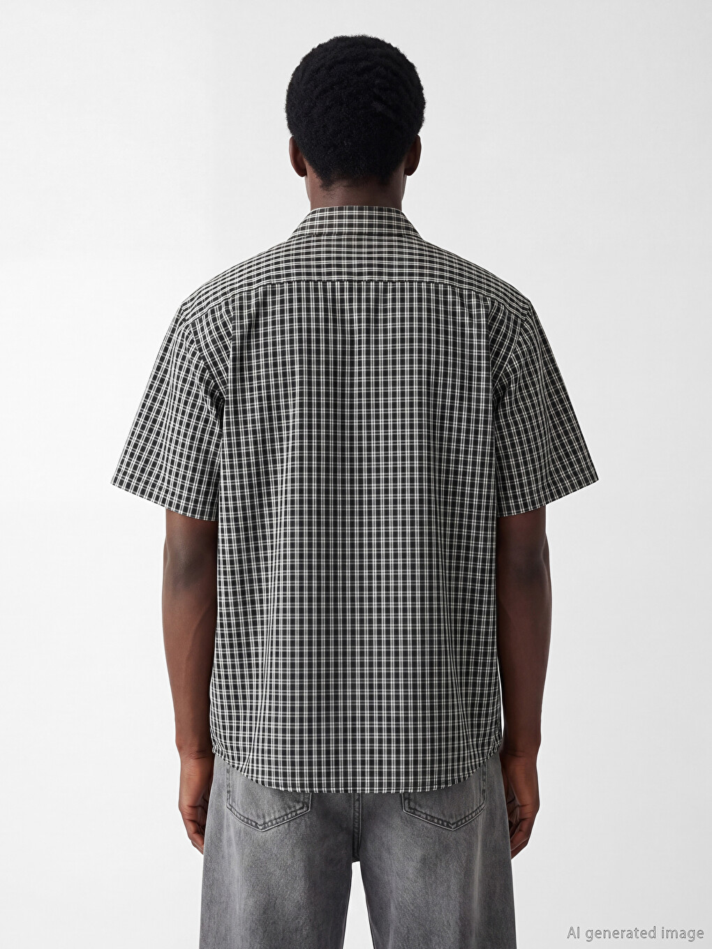 Relax Fit Plaid Men's Shirt-3
