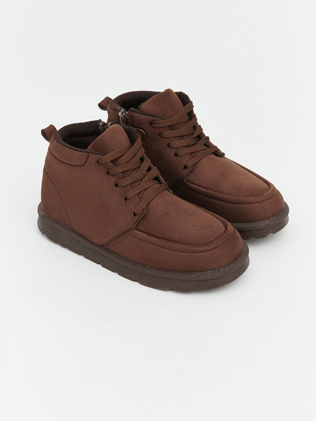 Kahverengi Süet Görünümlü Erkek Çocuk Bot