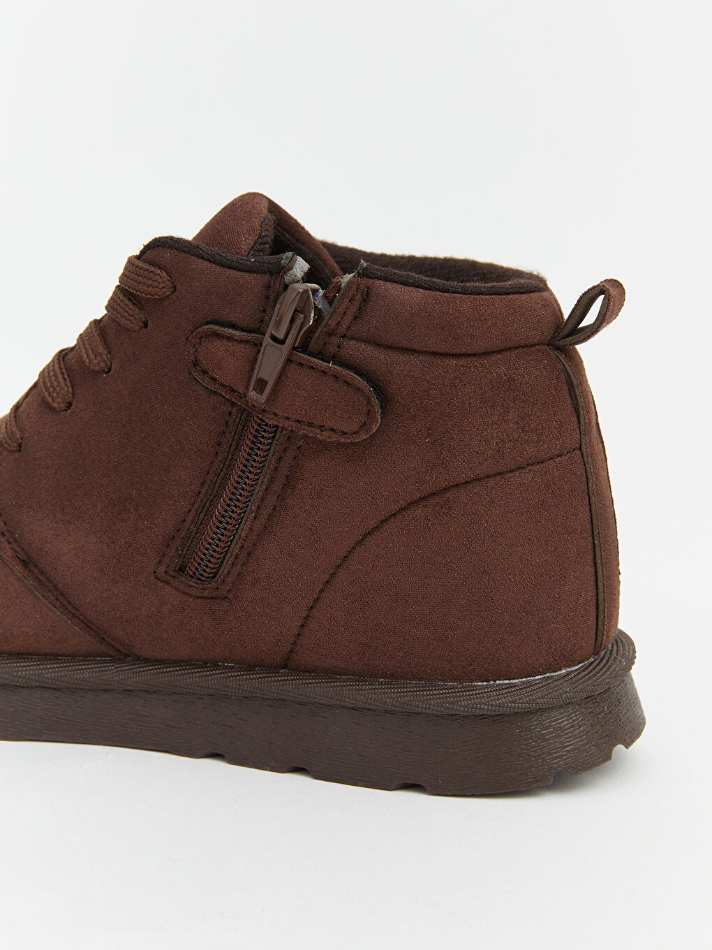 Kahverengi Süet Görünümlü Erkek Çocuk Bot-4